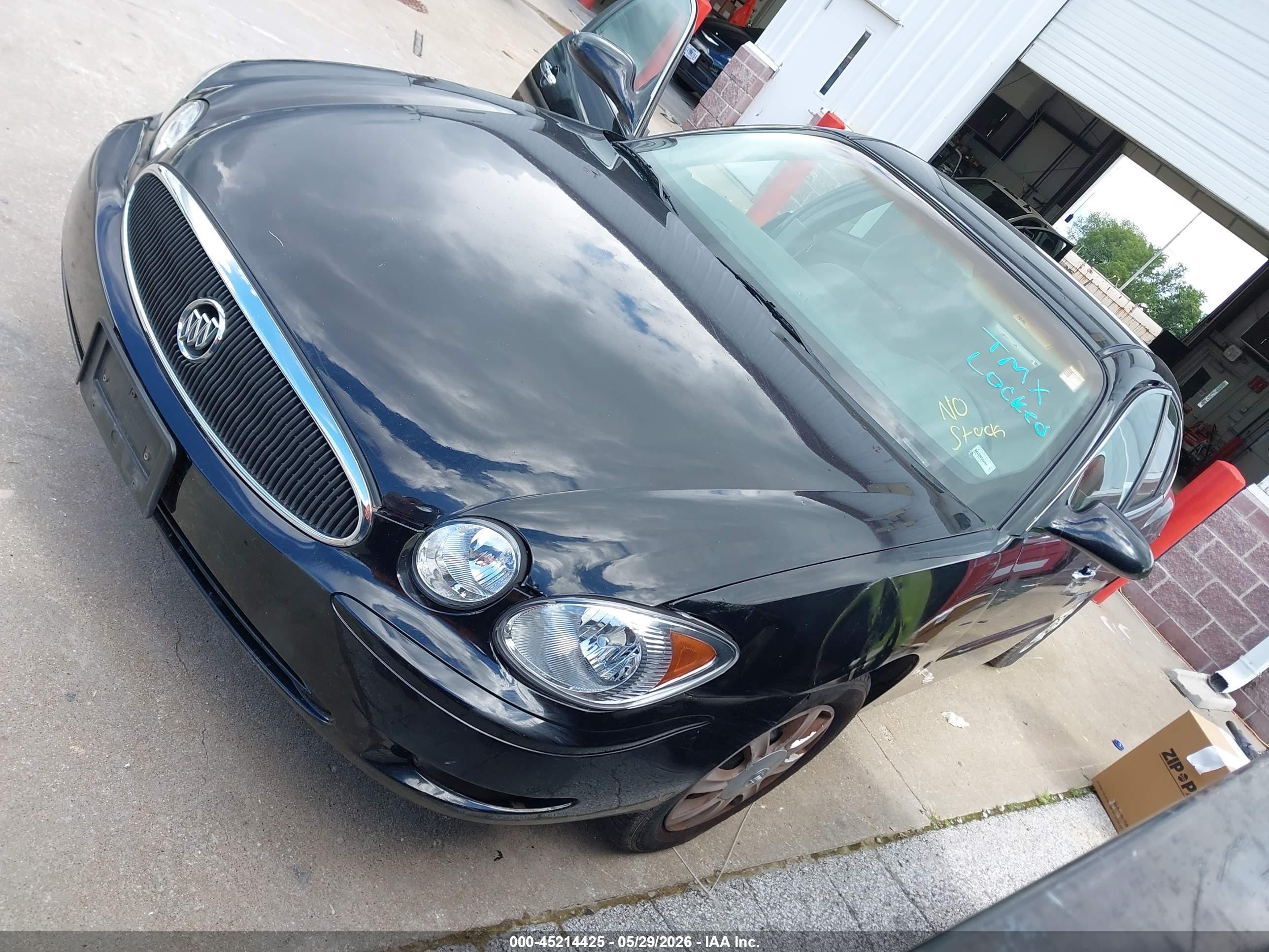 2007 Buick Lacrosse Cx Black vin: 2G4WC582371154734