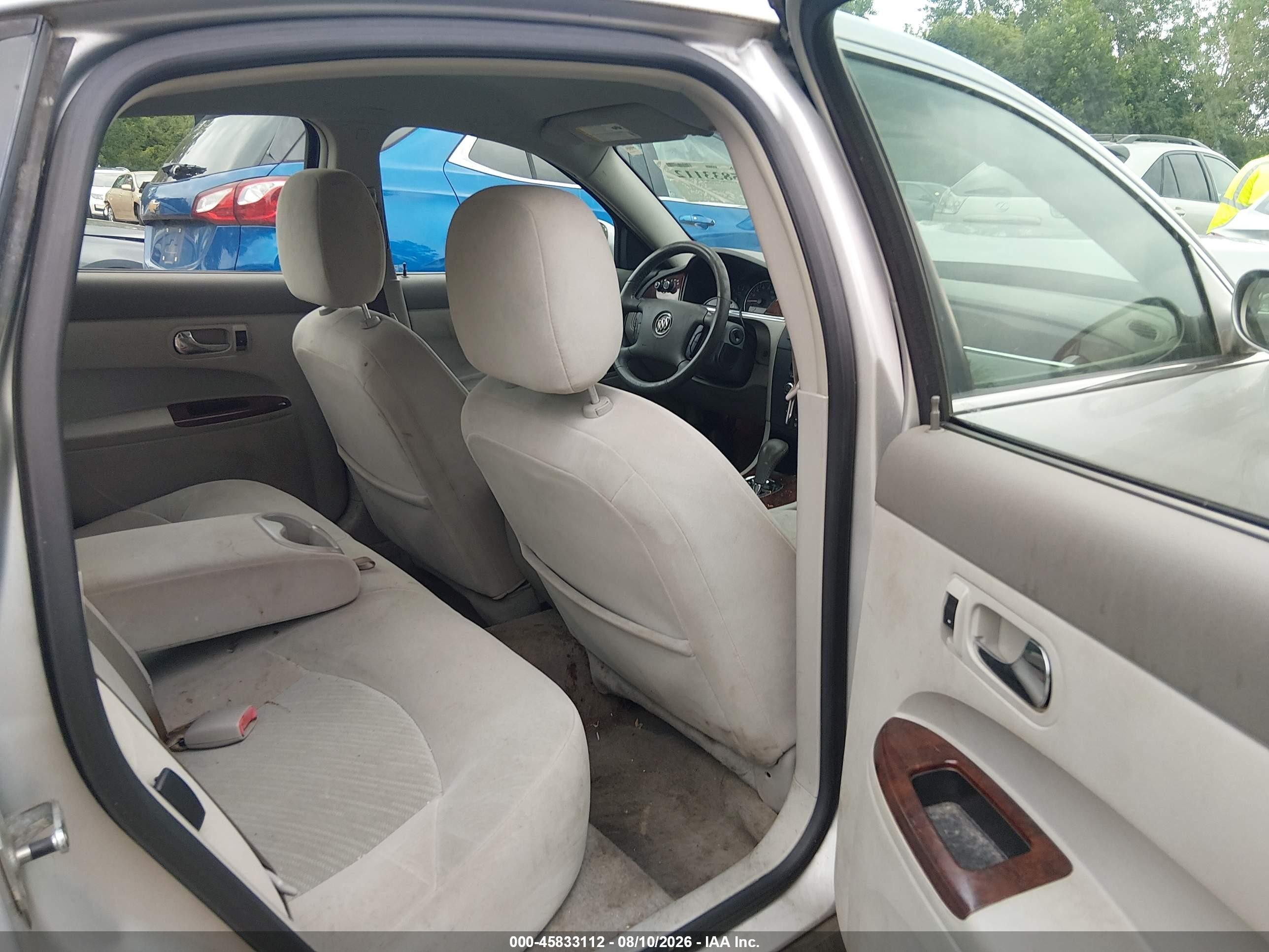 2009 Buick Lacrosse Cx Silver vin: 2G4WC582391148452