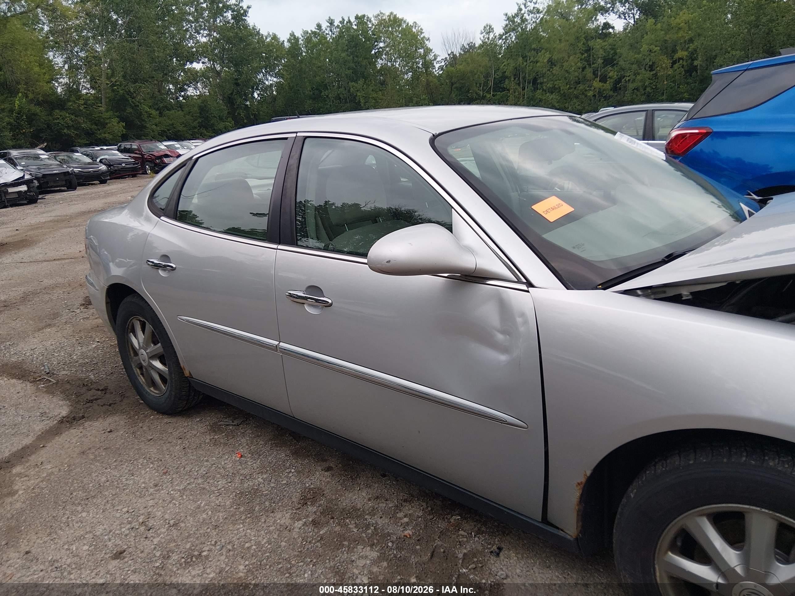 2009 Buick Lacrosse Cx Silver vin: 2G4WC582391148452