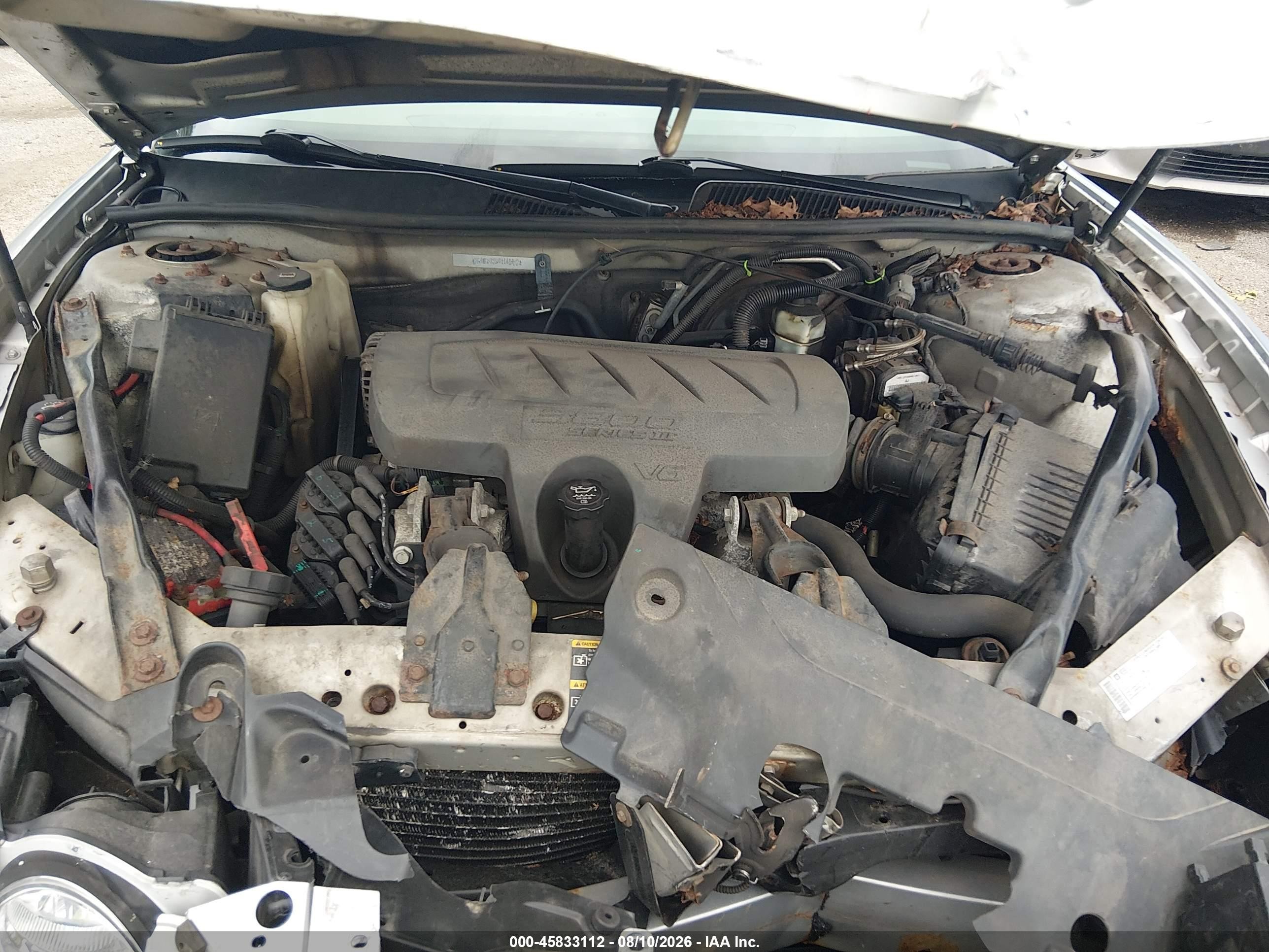 2009 Buick Lacrosse Cx Silver vin: 2G4WC582391148452