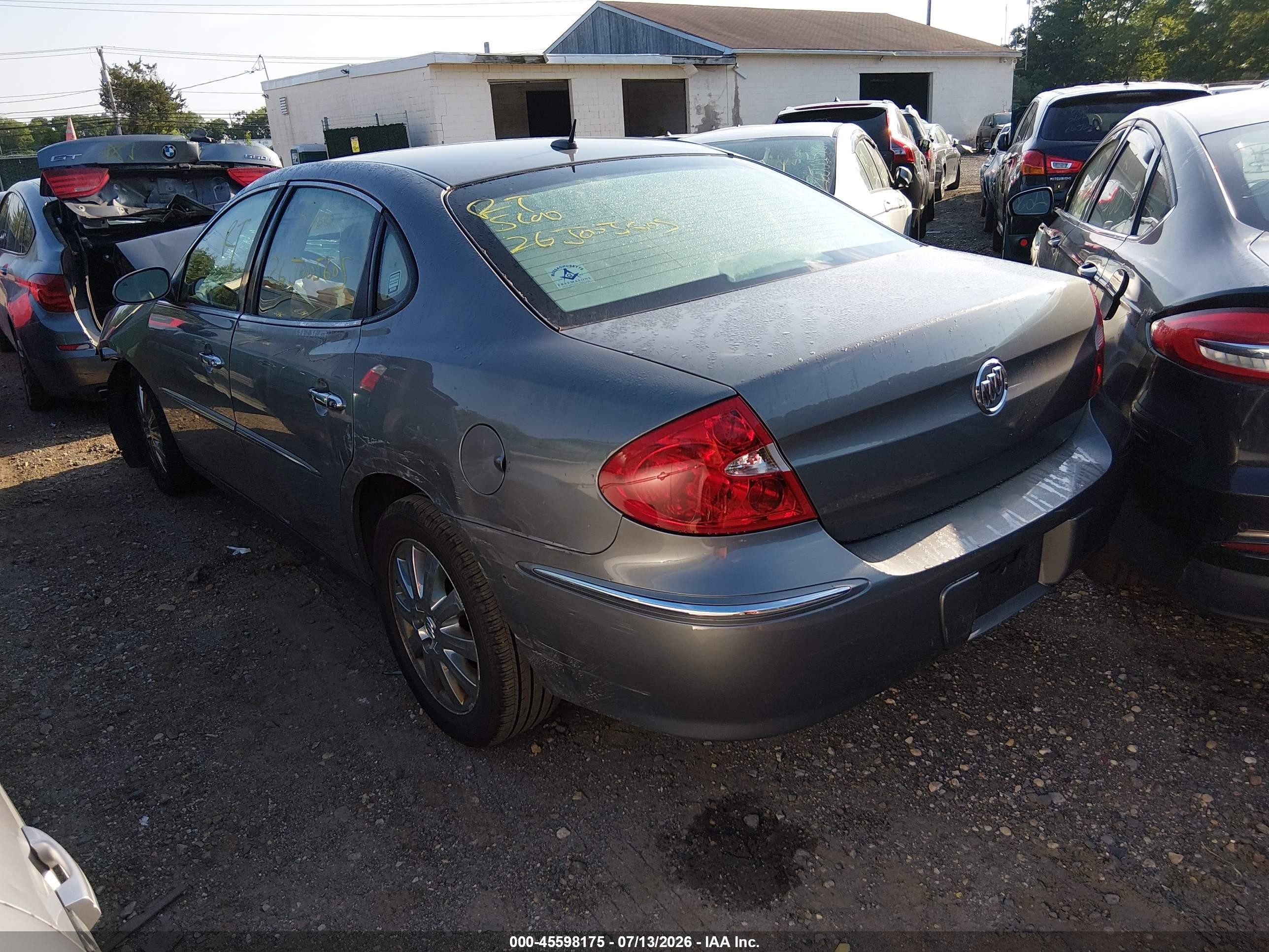 2009 Buick Lacrosse Cx Gray vin: 2G4WC582391160603
