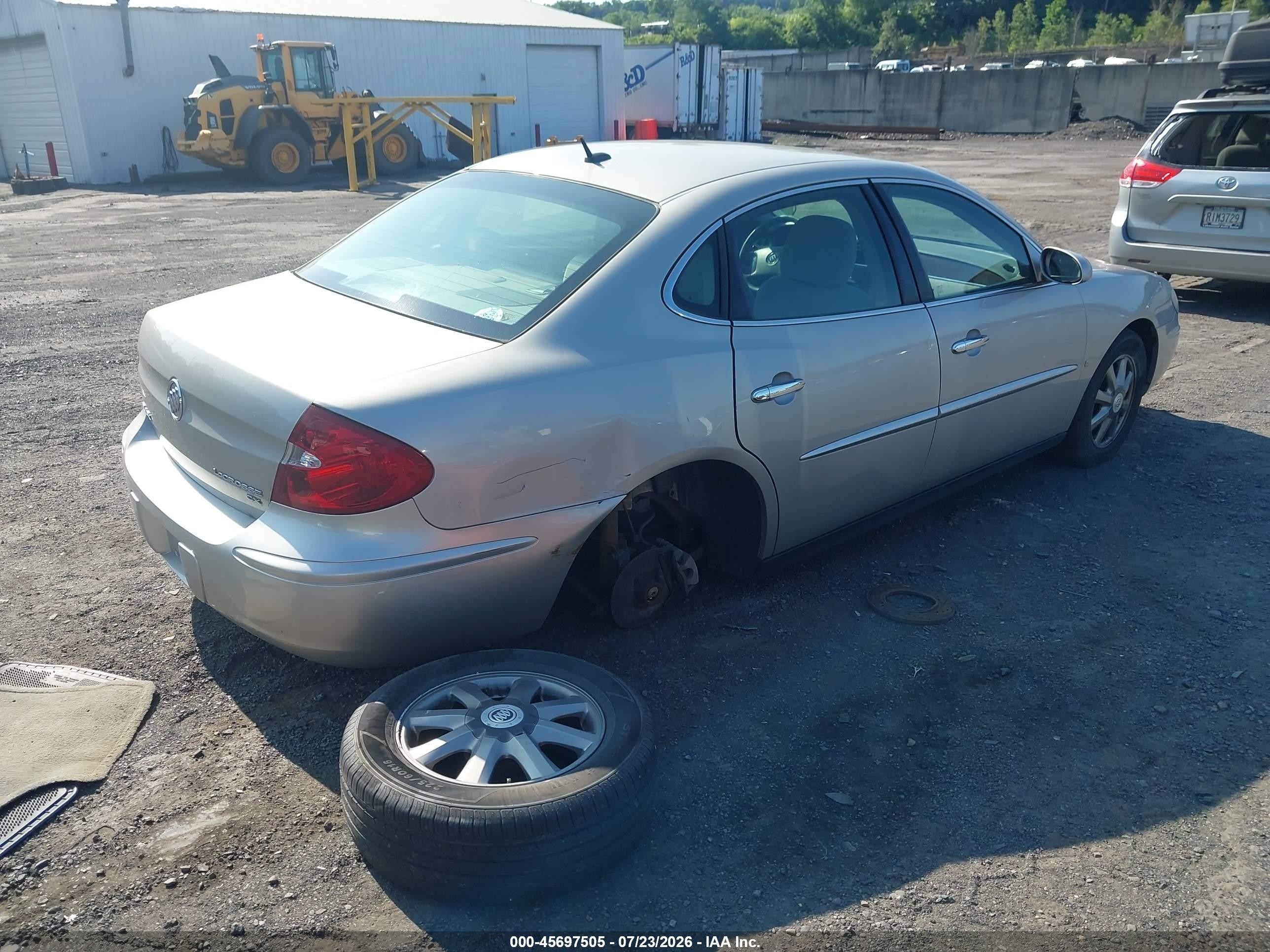 2007 Buick Lacrosse Cx Gray vin: 2G4WC582471198922