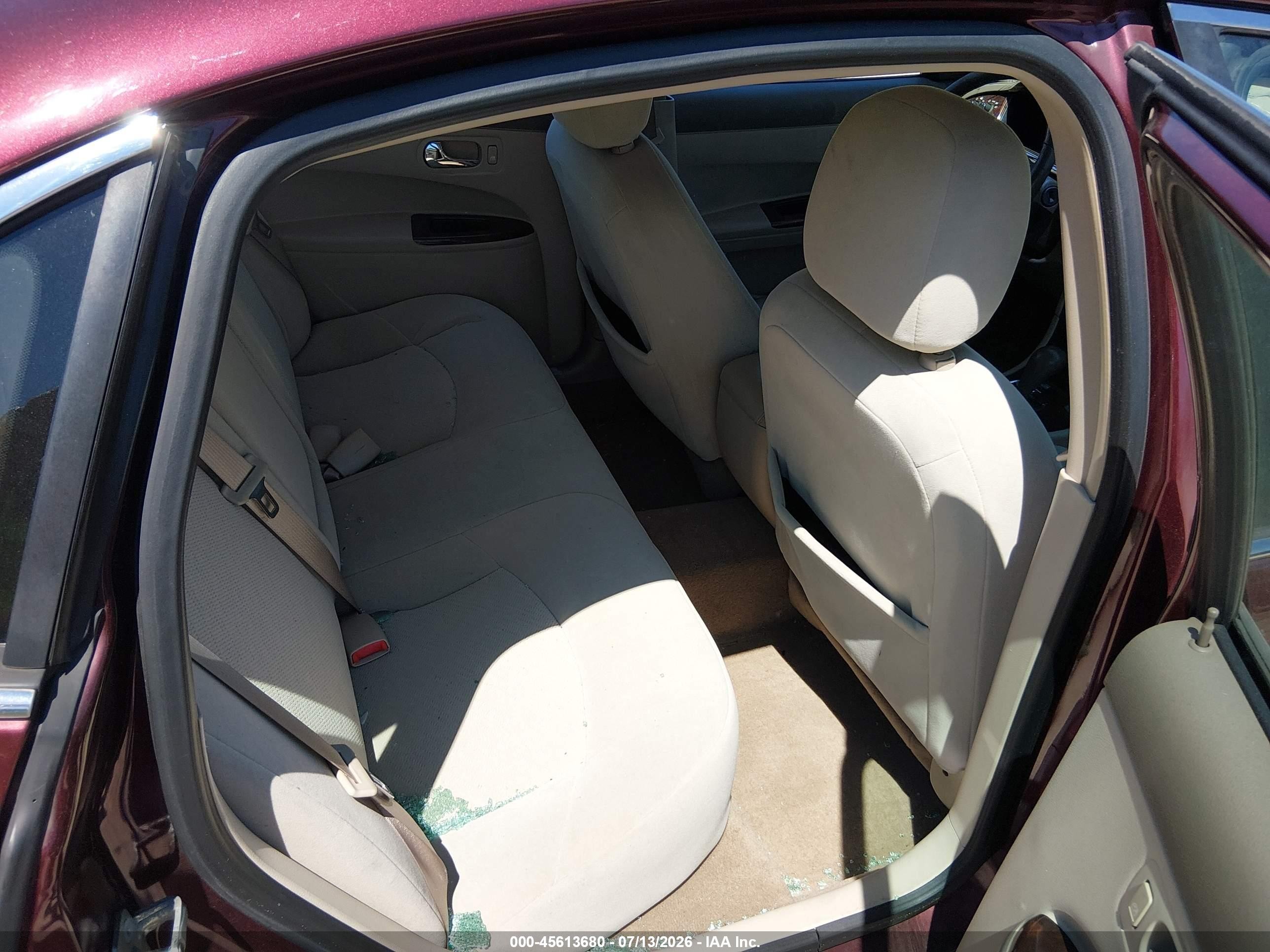 2007 Buick Lacrosse Cx Темно-бордовый vin: 2G4WC582471222698