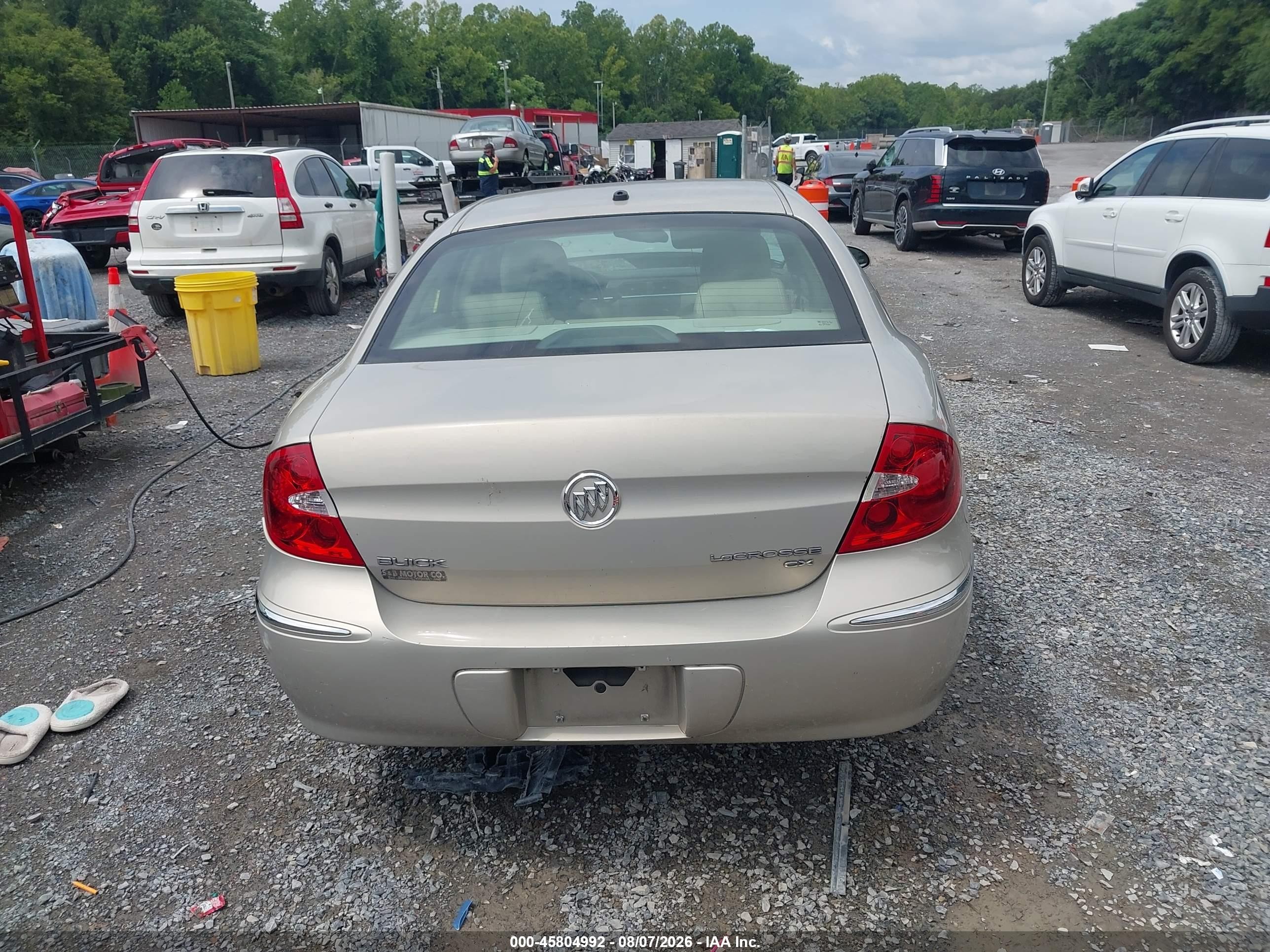 2009 Buick Lacrosse Cx Champagne vin: 2G4WC582491222817