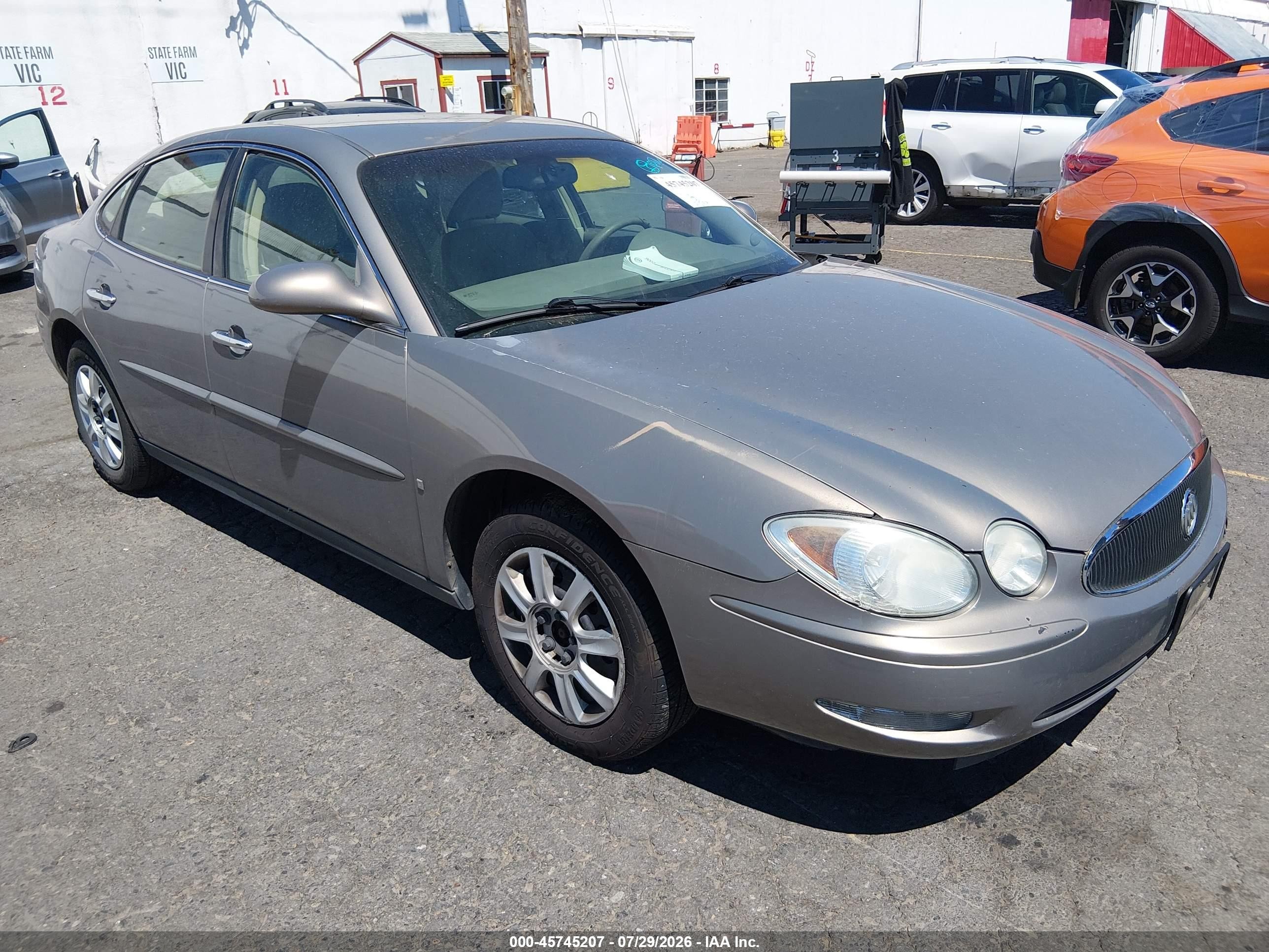 2006 Buick Lacrosse Cx Gray vin: 2G4WC582561218397
