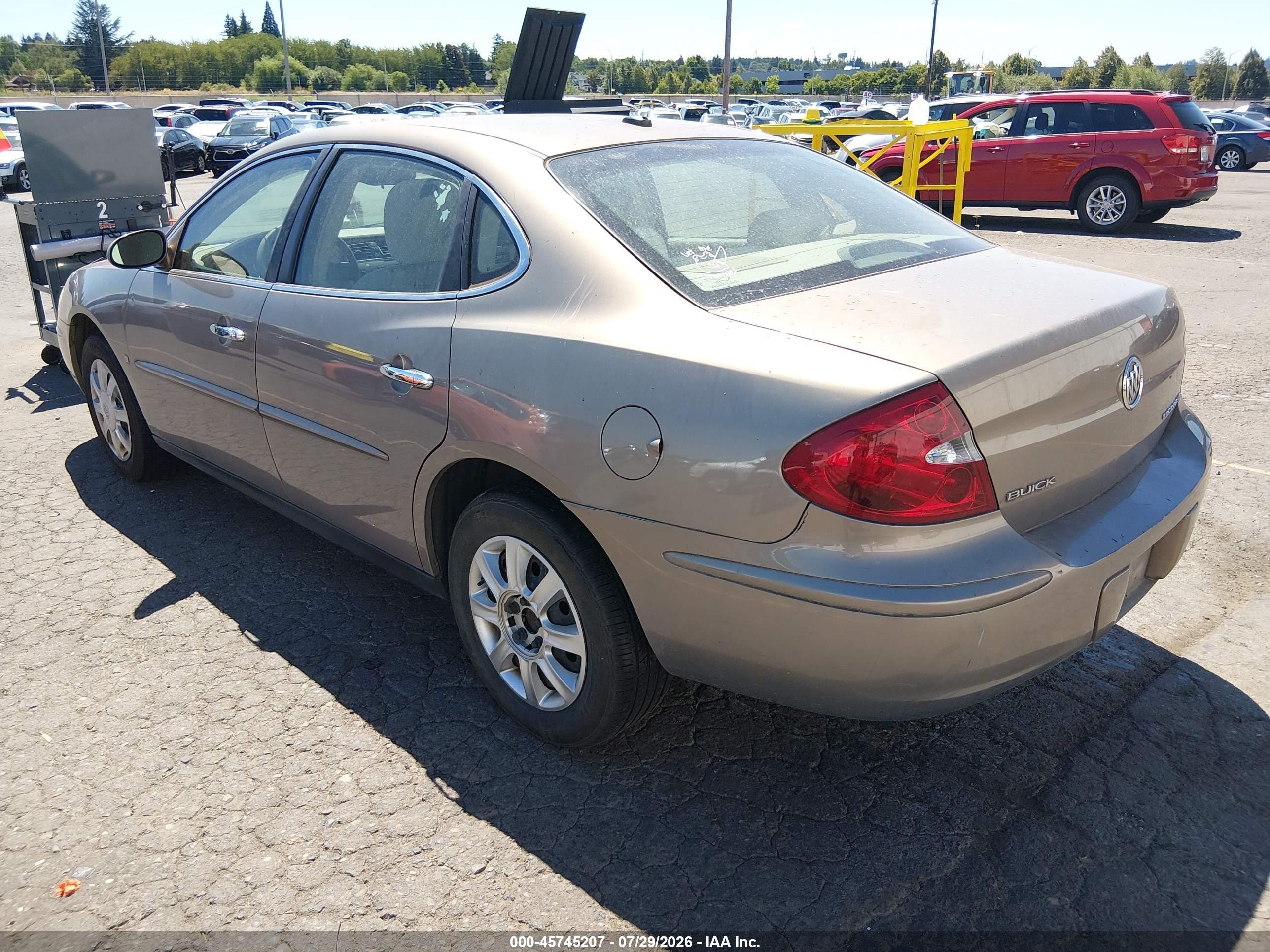 2006 Buick Lacrosse Cx Gray vin: 2G4WC582561218397