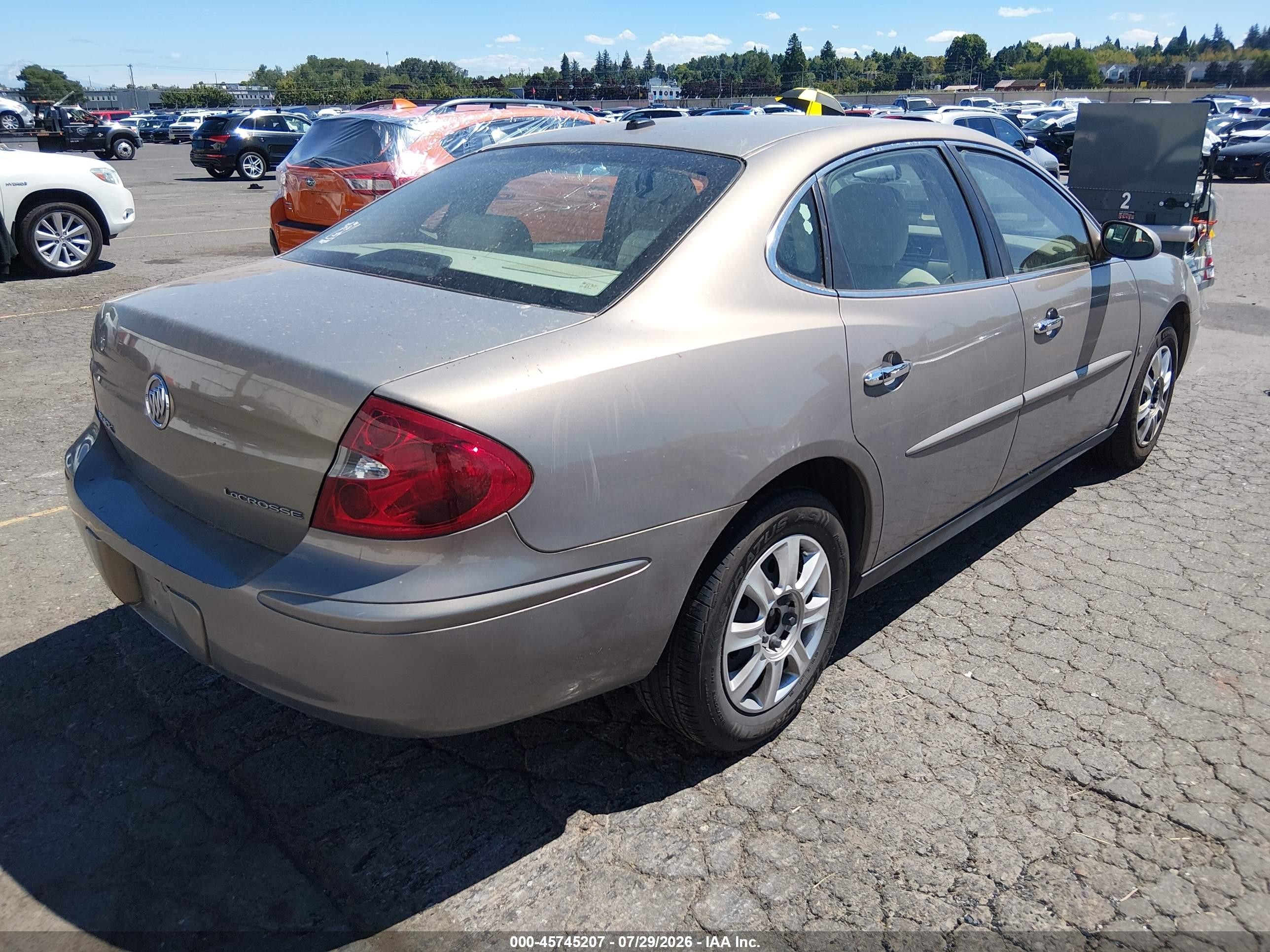 2006 Buick Lacrosse Cx Gray vin: 2G4WC582561218397