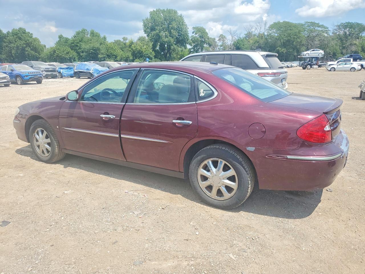 2007 Buick Lacrosse Cx Burgundy vin: 2G4WC582571216702