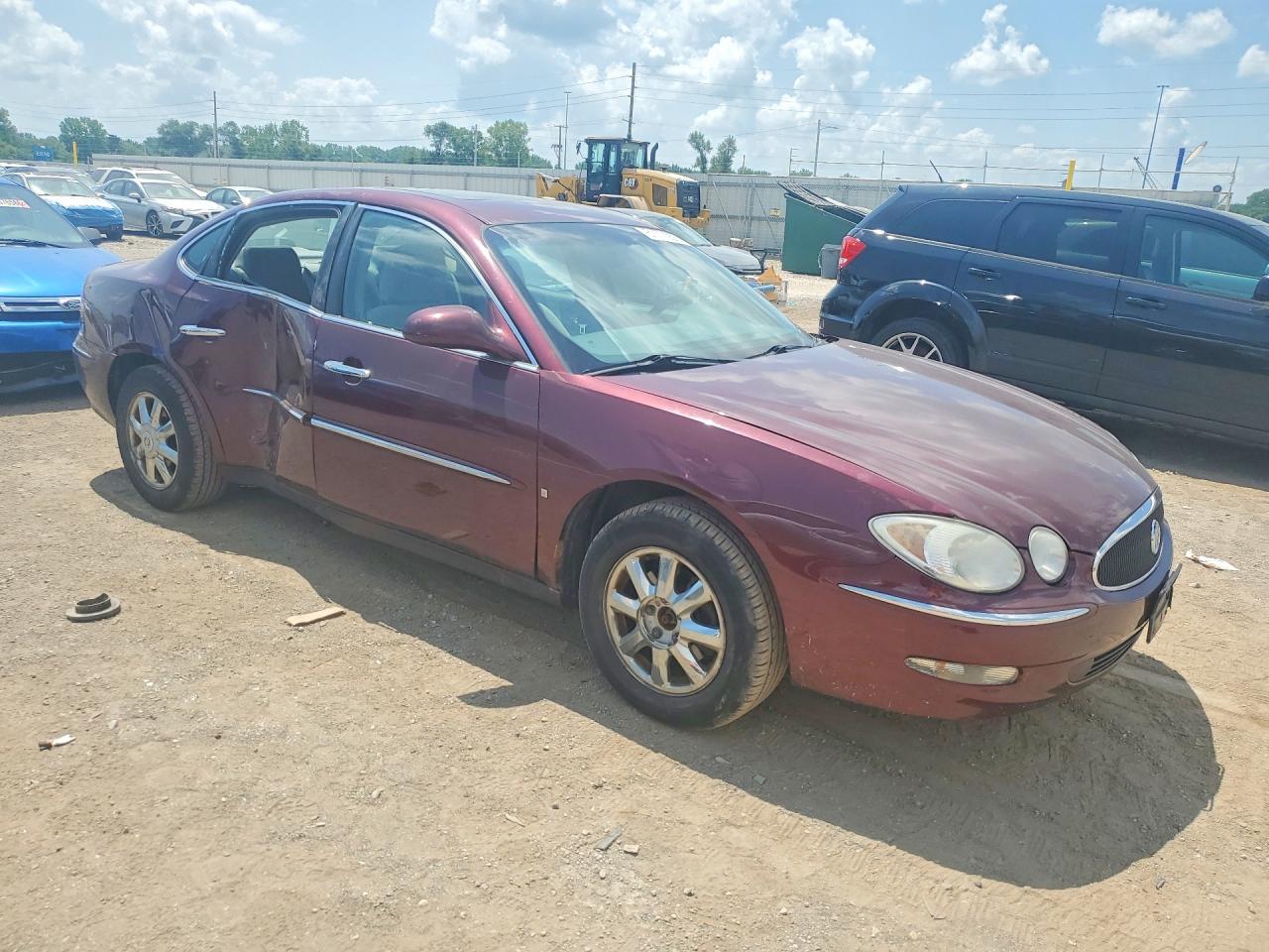 2007 Buick Lacrosse Cx Burgundy vin: 2G4WC582571216702
