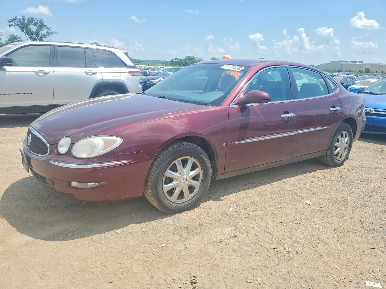 2007 Buick Lacrosse Cx Burgundy vin: 2G4WC582571216702
