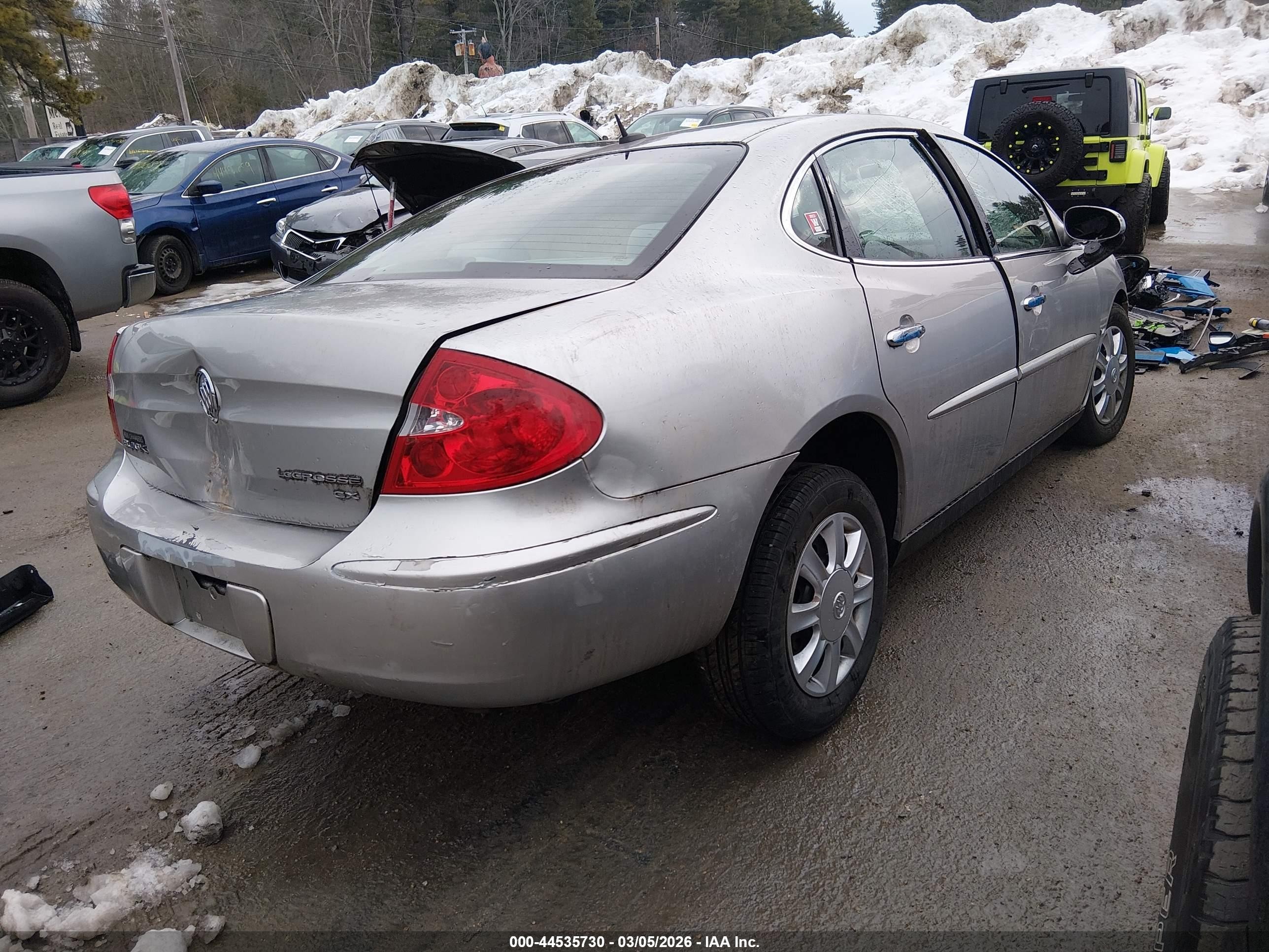 2007 Buick Lacrosse Cx Silver vin: 2G4WC582571244693
