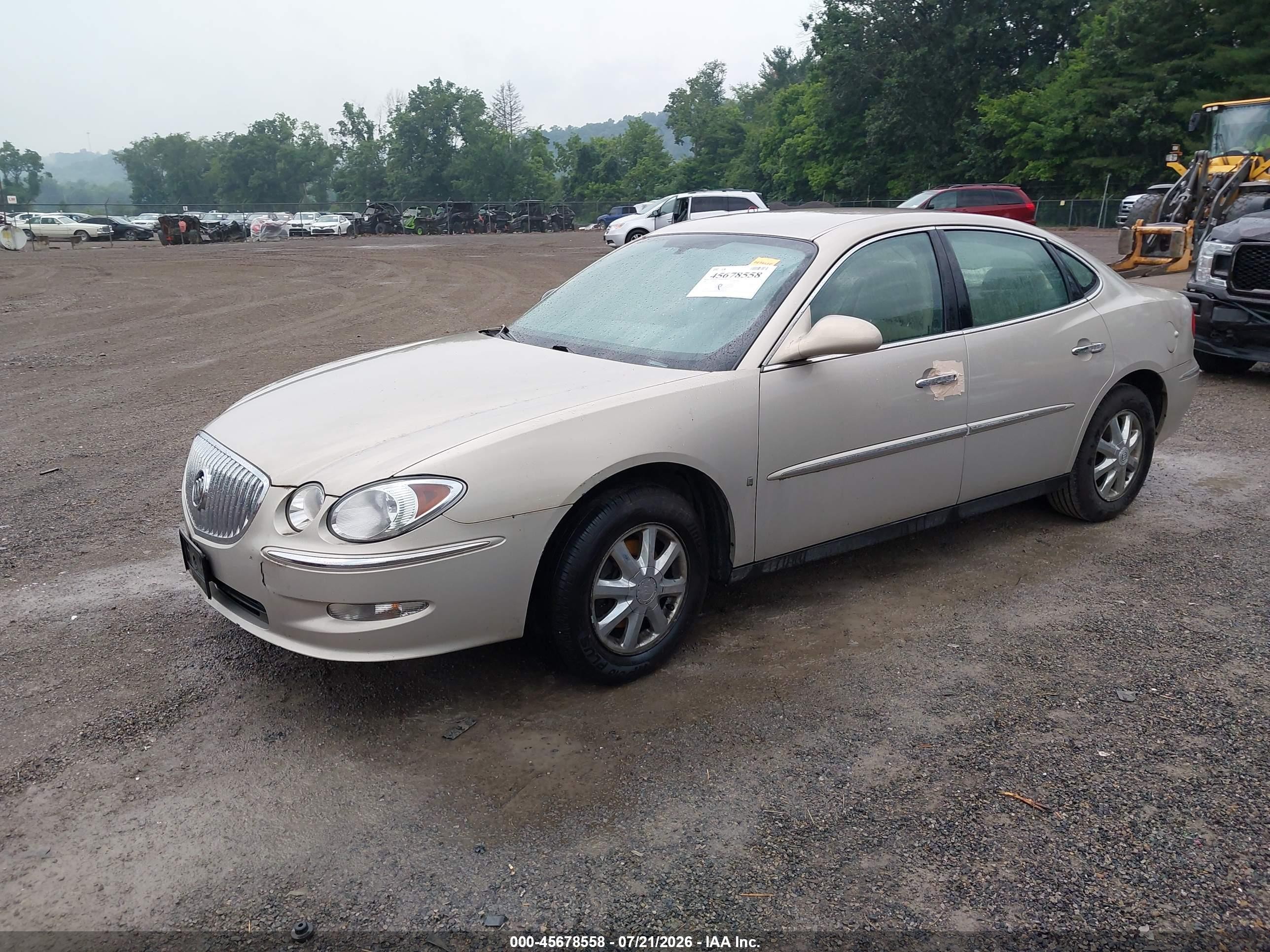 2008 Buick Lacrosse Cx Brown vin: 2G4WC582581137855