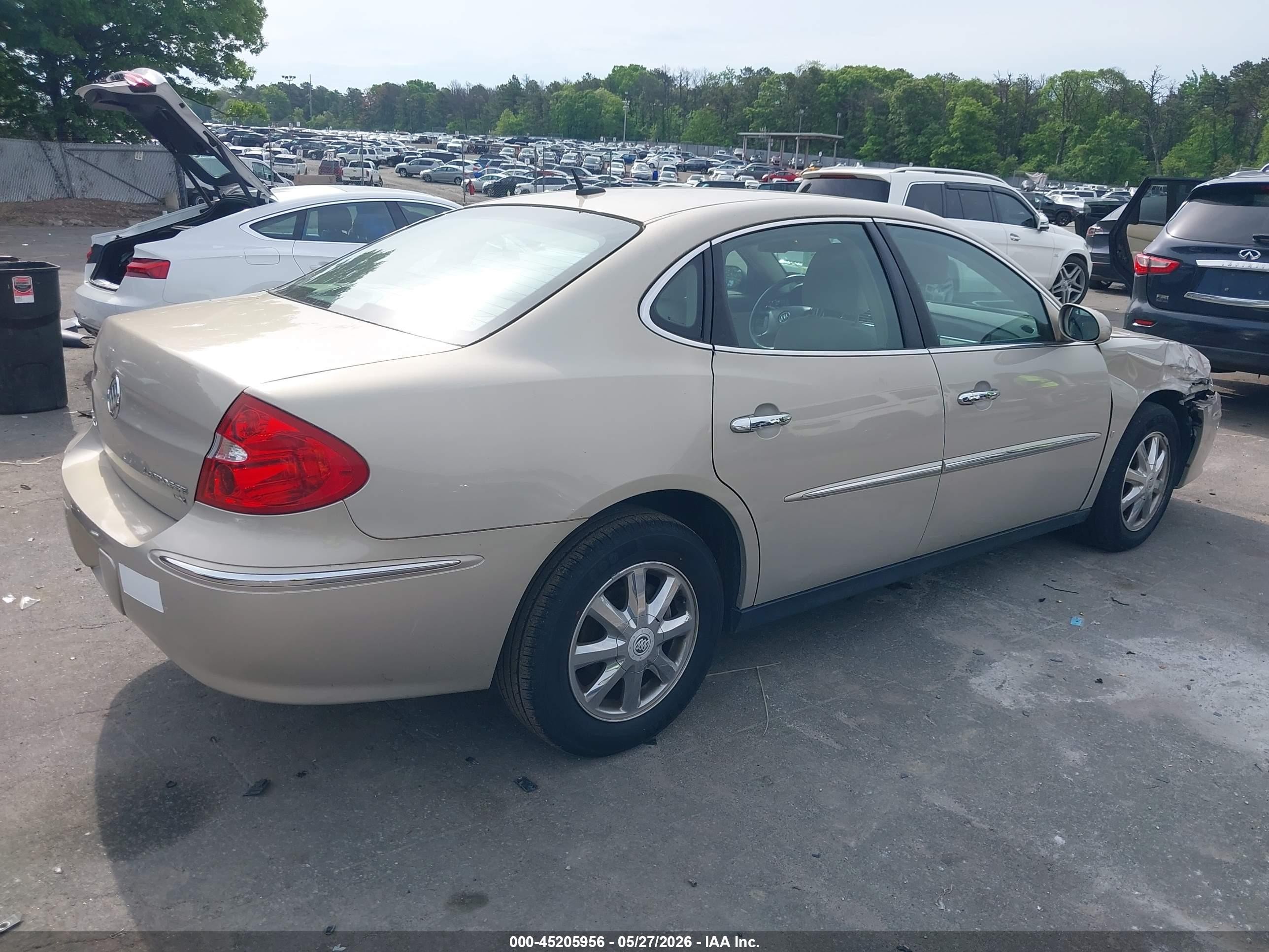 2008 Buick Lacrosse Cx Gray vin: 2G4WC582581186716