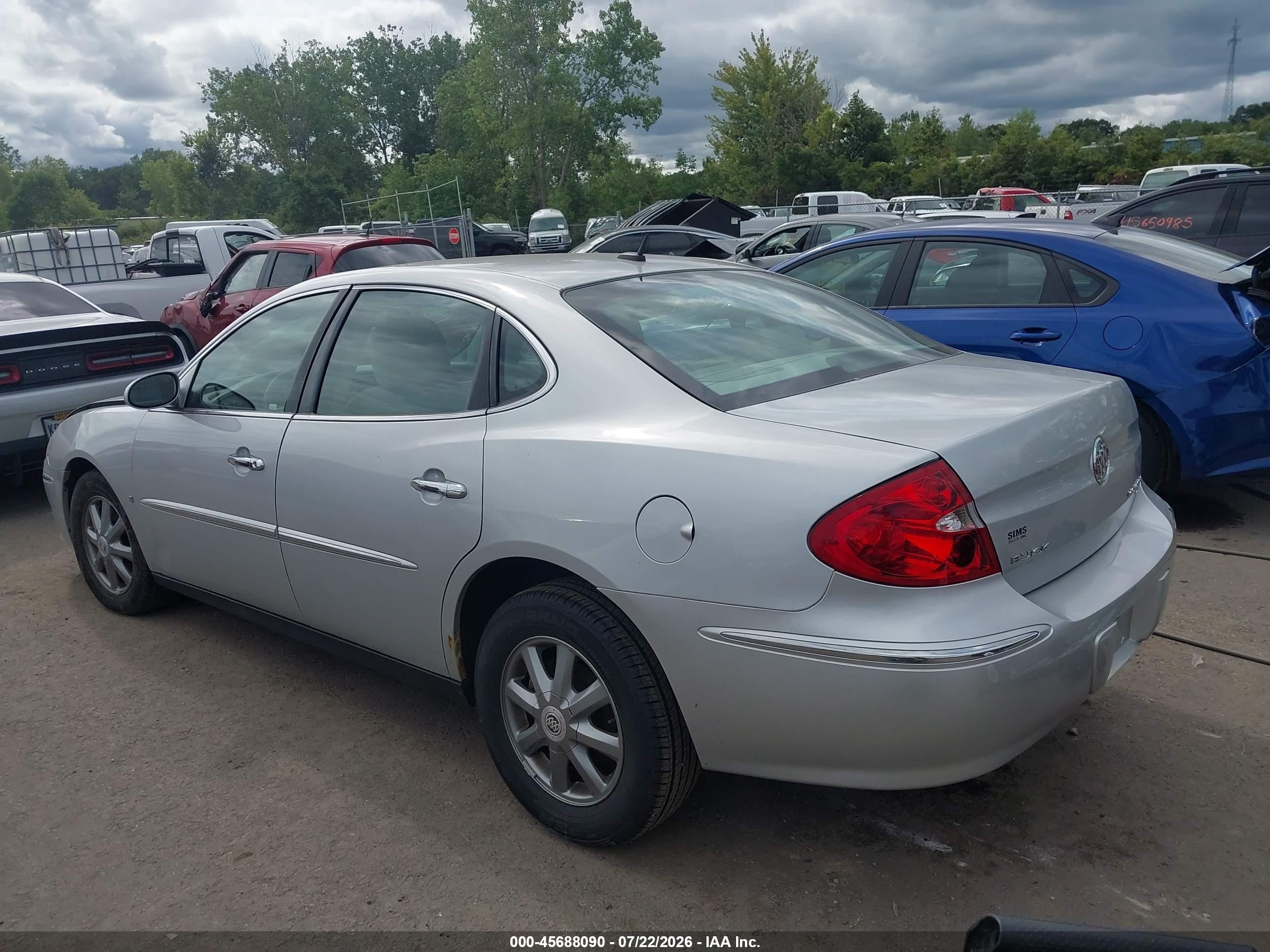 2009 Buick Lacrosse Cx Silver vin: 2G4WC582591266860