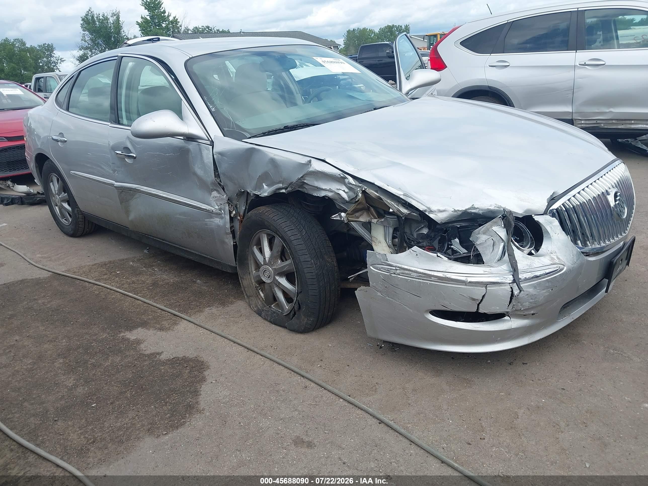 2009 Buick Lacrosse Cx Silver vin: 2G4WC582591266860