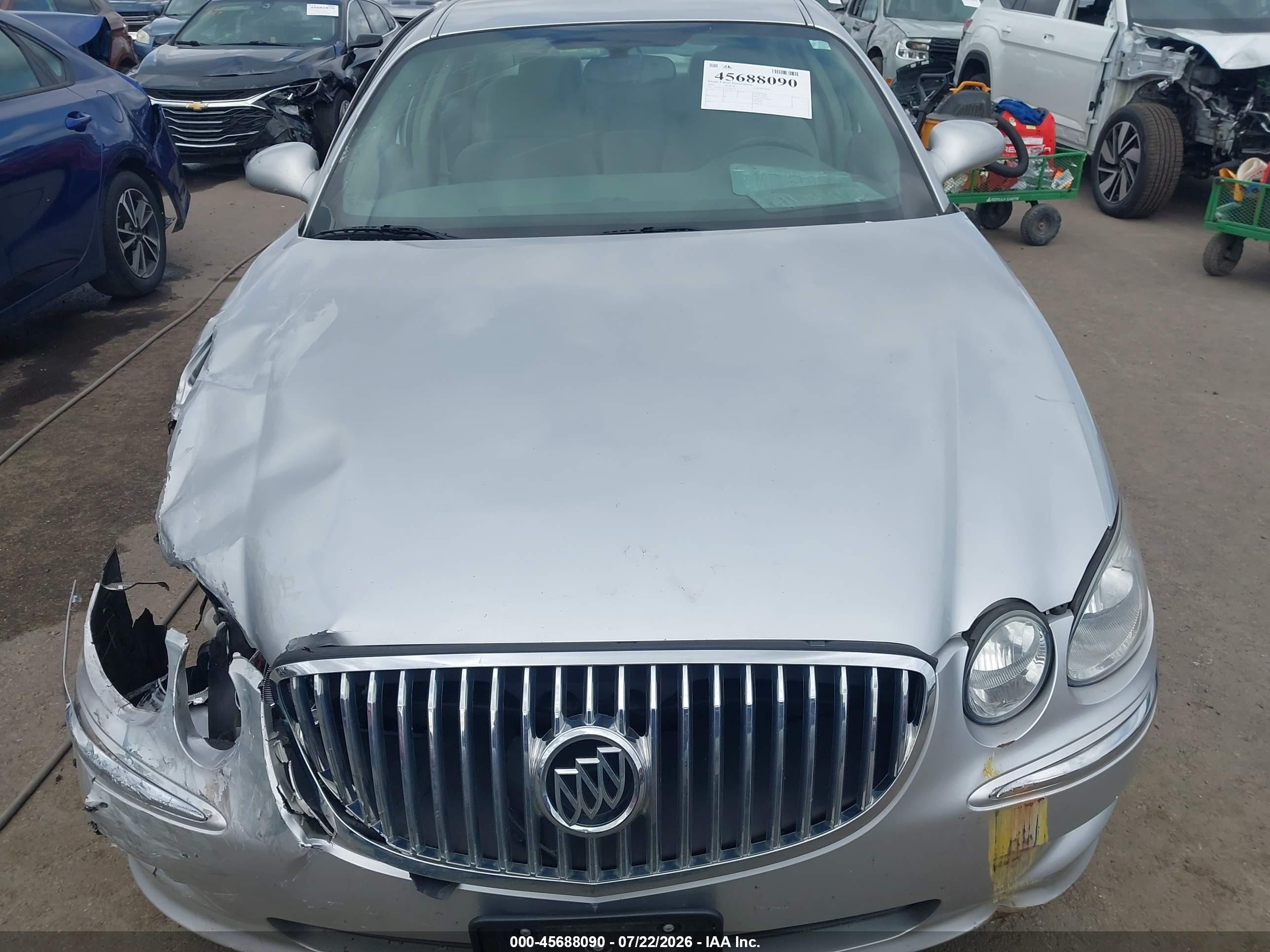 2009 Buick Lacrosse Cx Silver vin: 2G4WC582591266860
