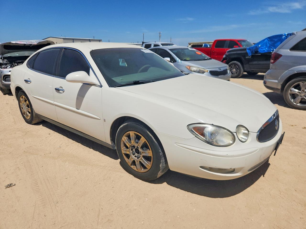 2007 Buick Lacrosse Cx White vin: 2G4WC582671109240