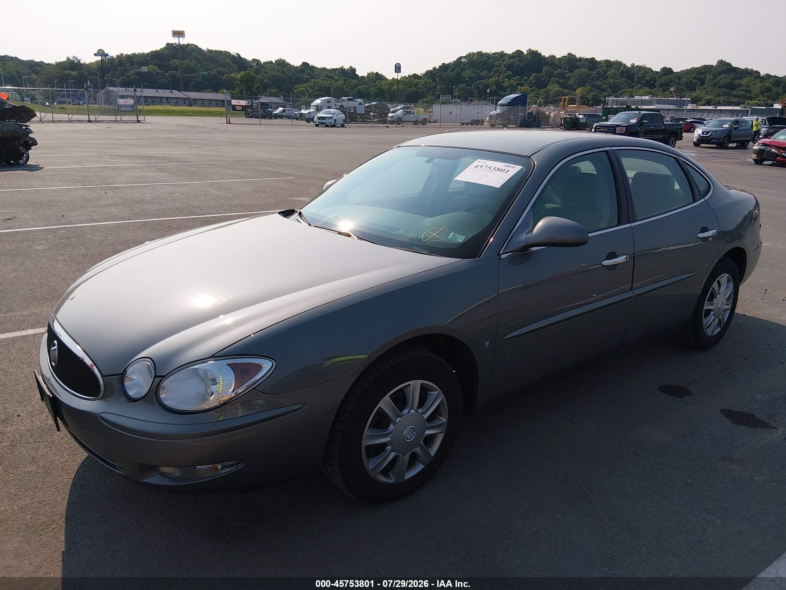 2007 Buick Lacrosse Cx Серый vin: 2G4WC582671243147