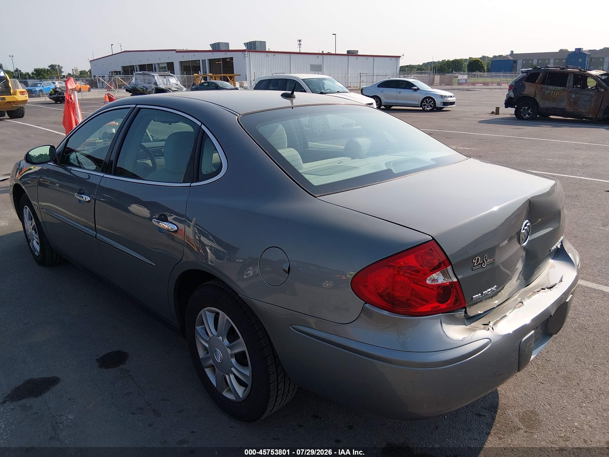 2007 Buick Lacrosse Cx Серый vin: 2G4WC582671243147