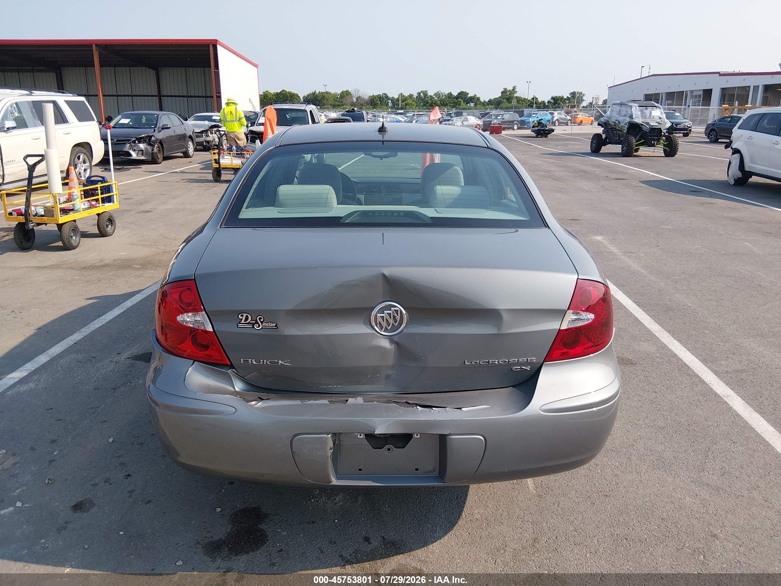 2007 Buick Lacrosse Cx Серый vin: 2G4WC582671243147
