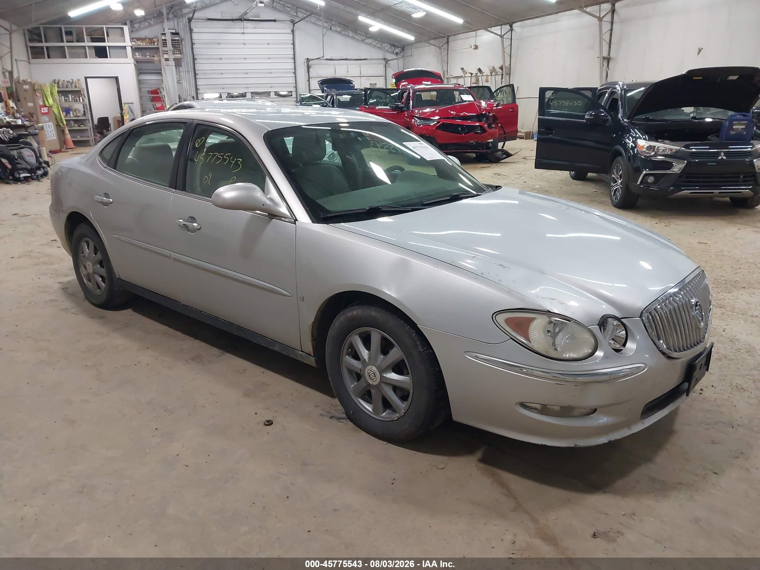 2009 Buick Lacrosse Cx Silver vin: 2G4WC582691149305