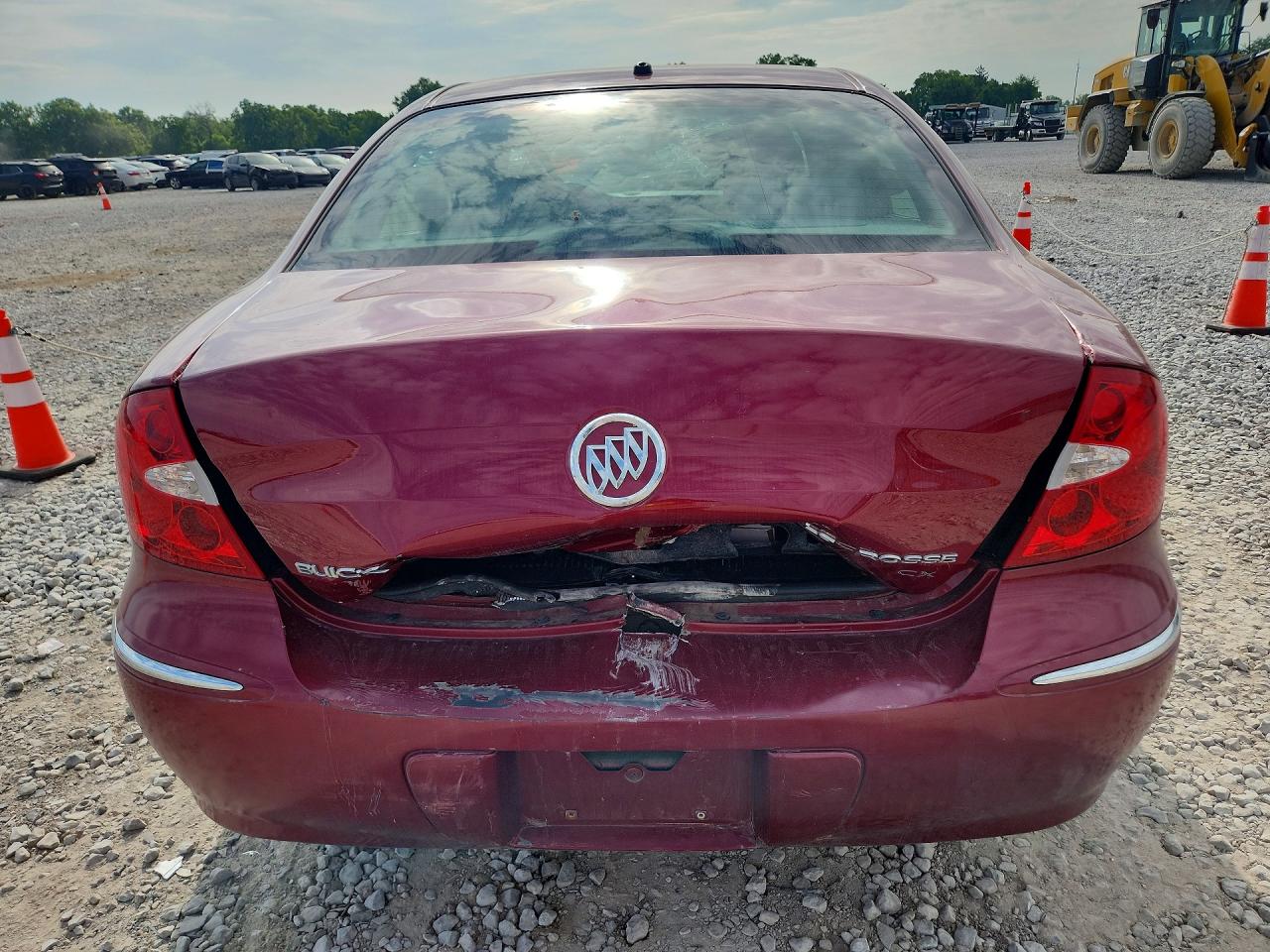 2007 Buick Lacrosse Cx Burgundy vin: 2G4WC582771237034