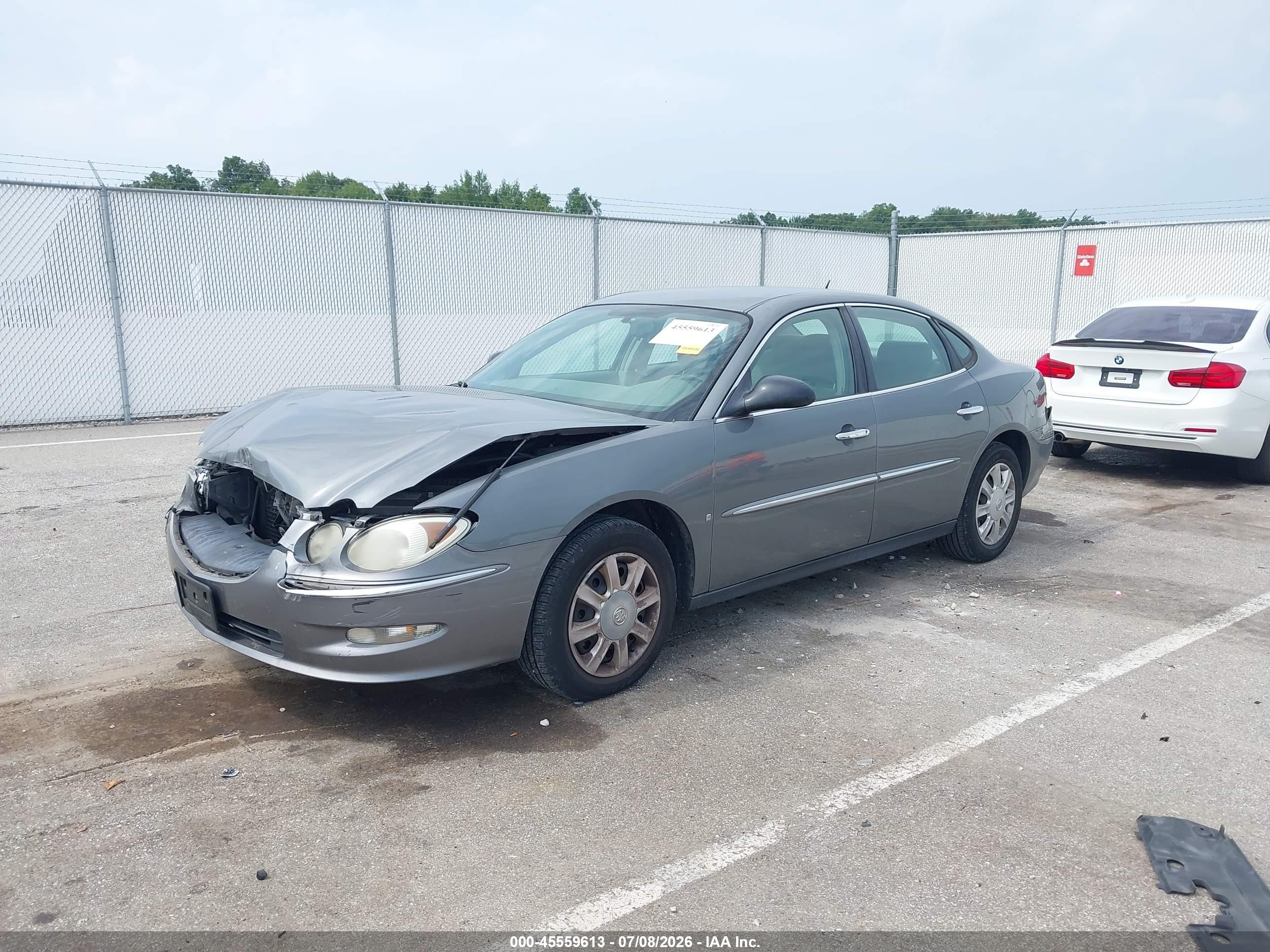 2008 Buick Lacrosse Cx Gray vin: 2G4WC582781239240