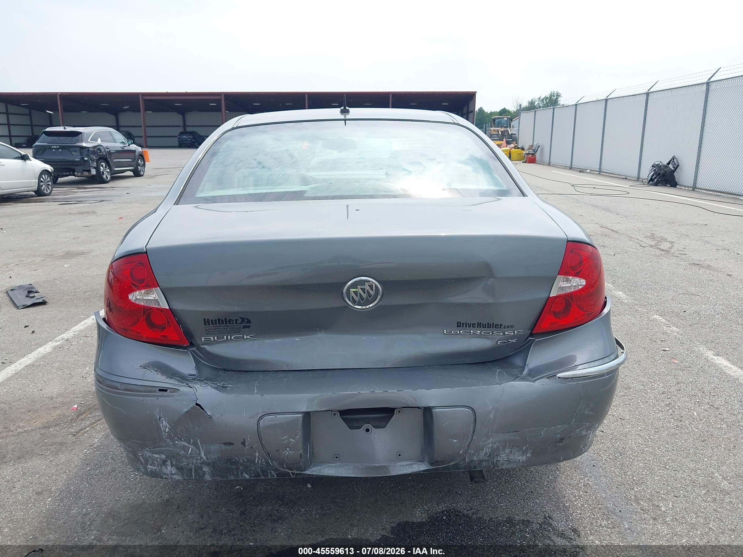 2008 Buick Lacrosse Cx Gray vin: 2G4WC582781239240