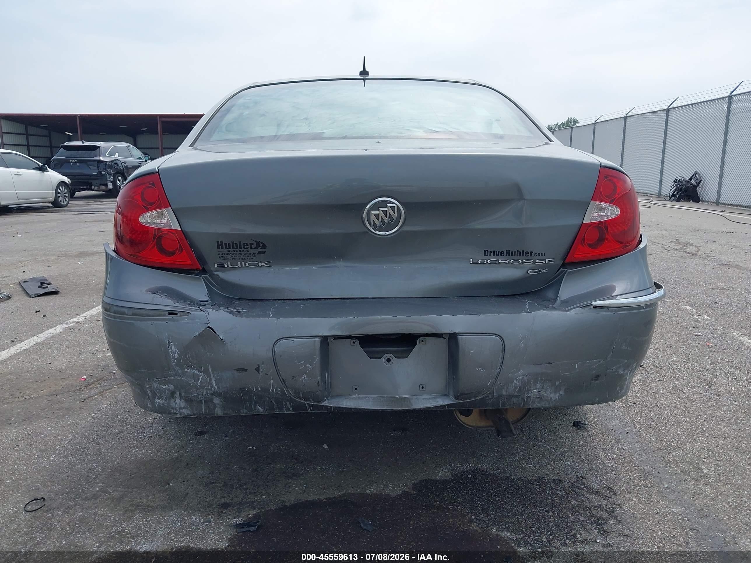 2008 Buick Lacrosse Cx Gray vin: 2G4WC582781239240