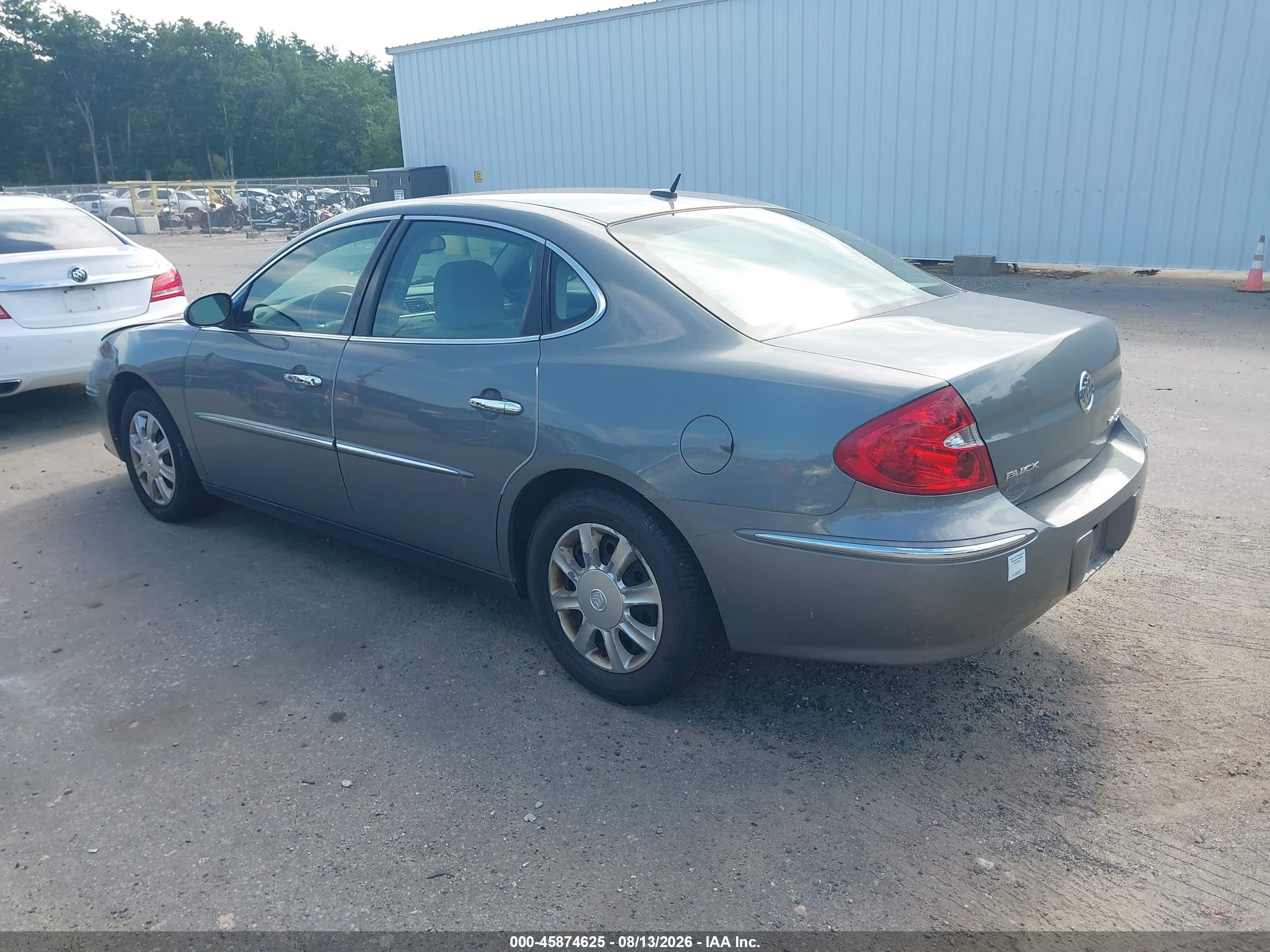 2008 Buick Lacrosse Cx Gray vin: 2G4WC582881129443