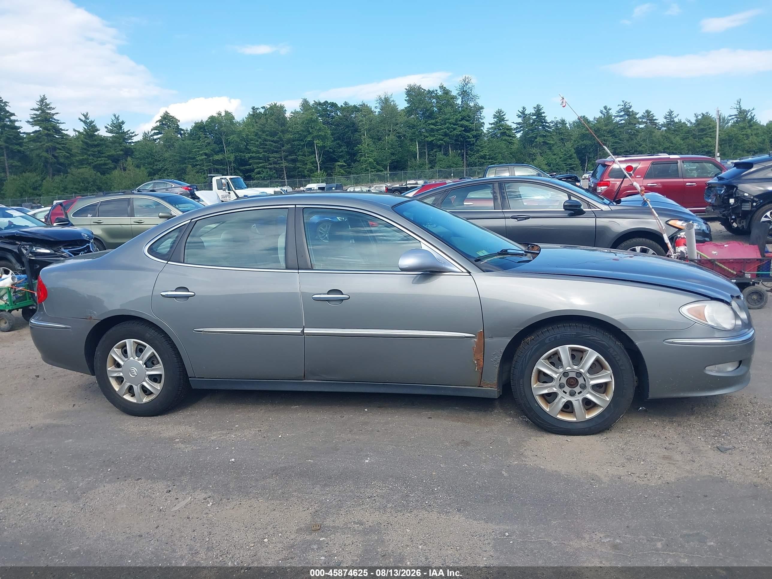 2008 Buick Lacrosse Cx Gray vin: 2G4WC582881129443