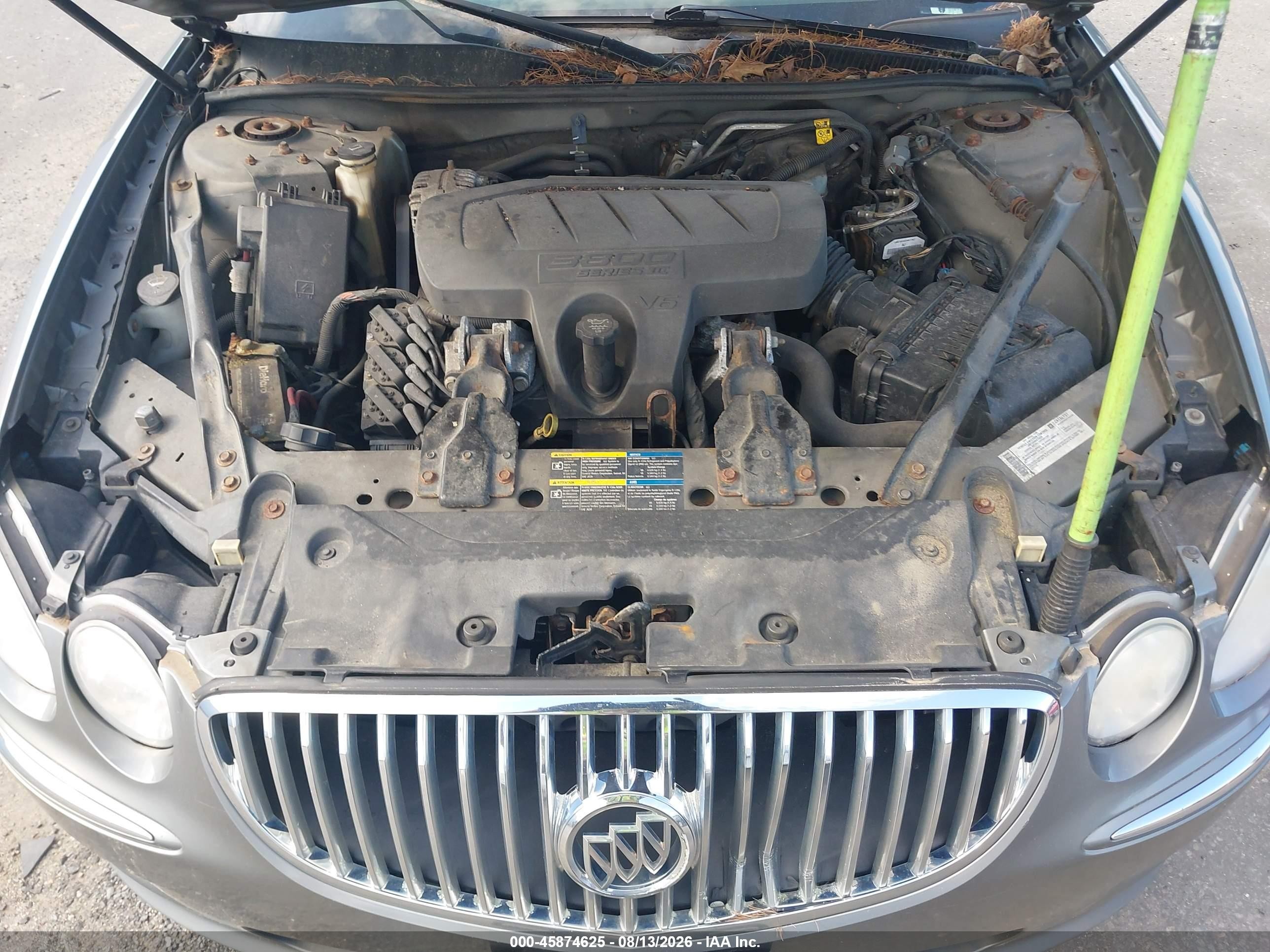 2008 Buick Lacrosse Cx Gray vin: 2G4WC582881129443