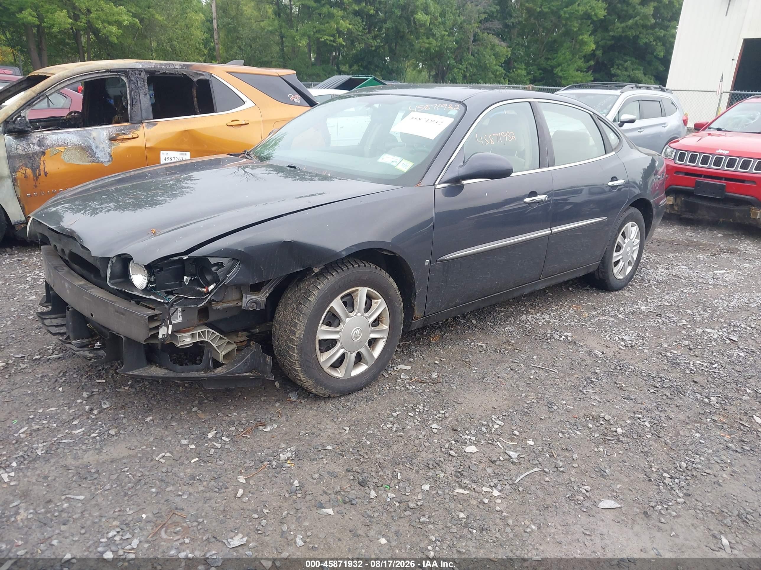 2008 Buick Lacrosse Cx Blue vin: 2G4WC582881376168