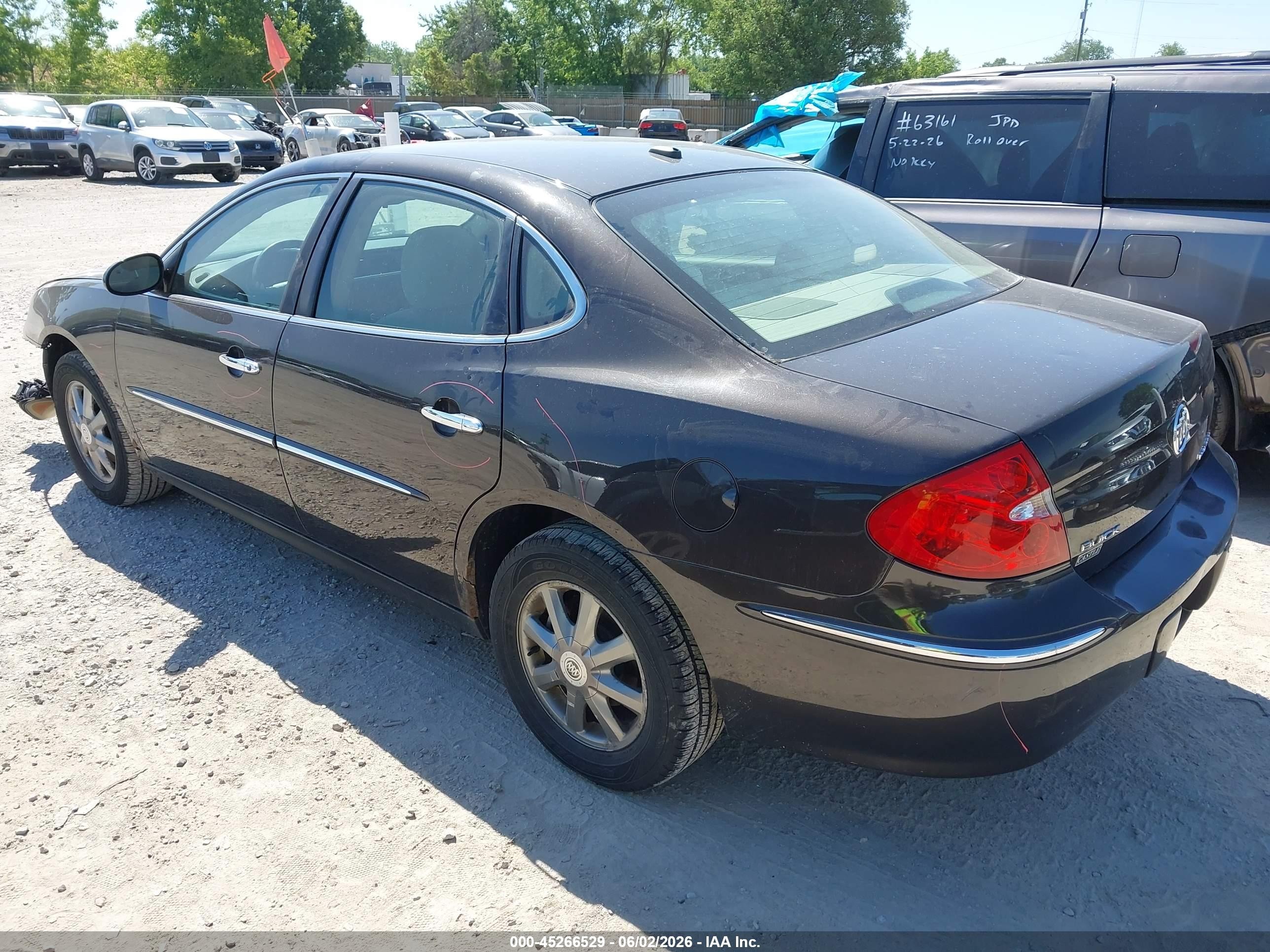 2009 Buick Lacrosse Cx Brown vin: 2G4WC582891210606