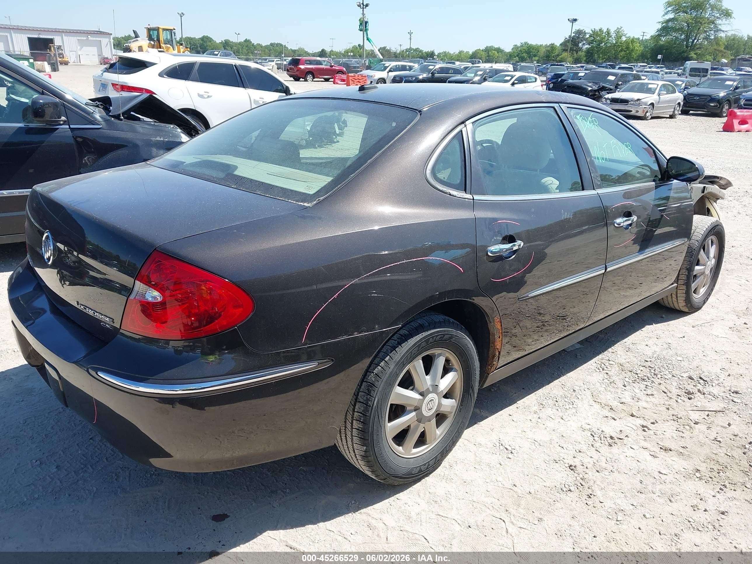 2009 Buick Lacrosse Cx Brown vin: 2G4WC582891210606