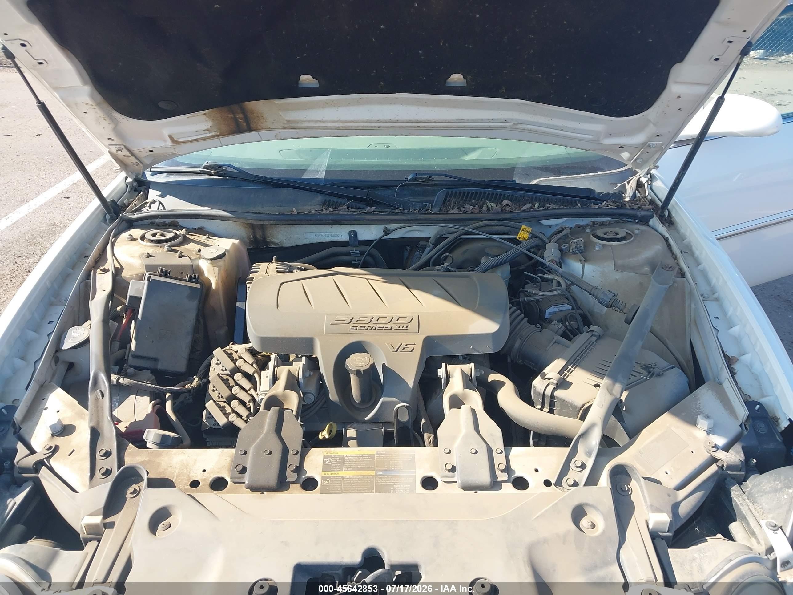 2009 Buick Lacrosse Cx White vin: 2G4WC582891265007