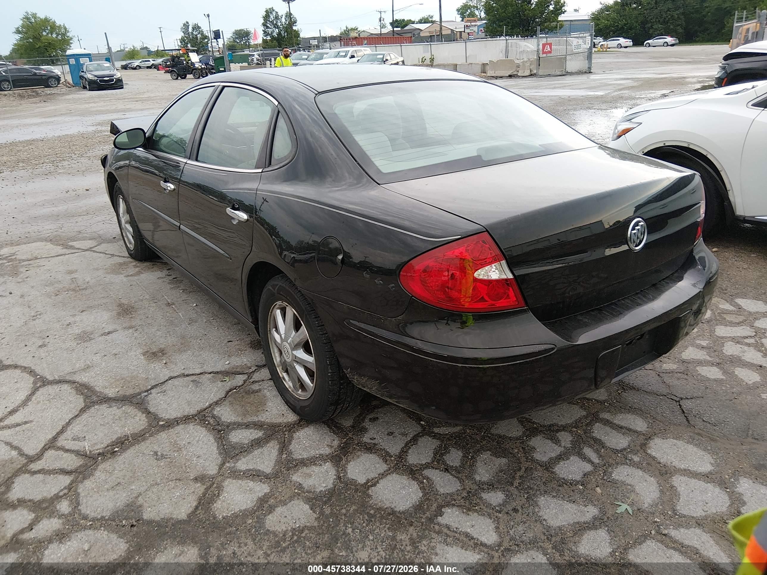 2007 Buick Lacrosse Cx Black vin: 2G4WC582971100483