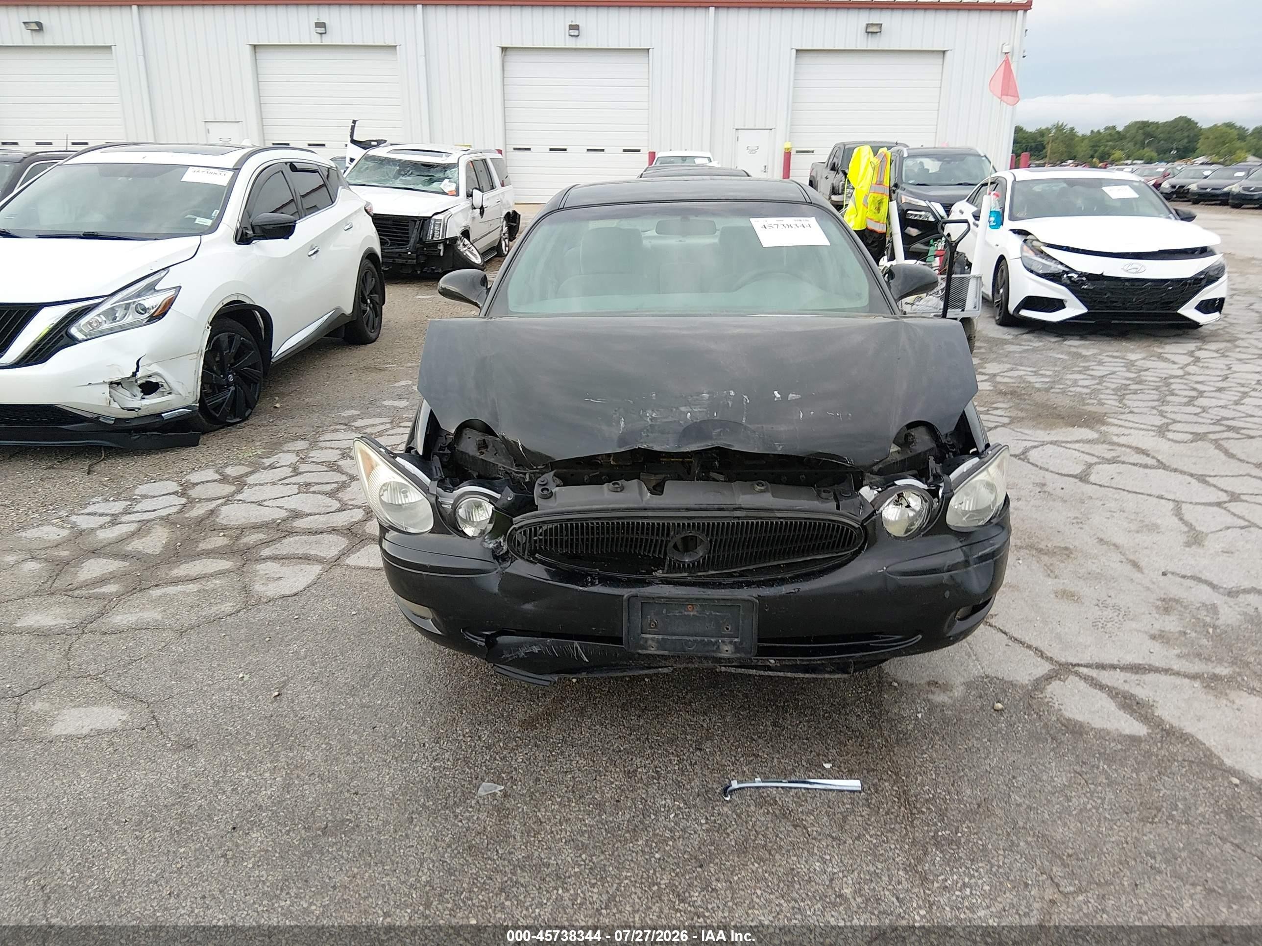2007 Buick Lacrosse Cx Black vin: 2G4WC582971100483