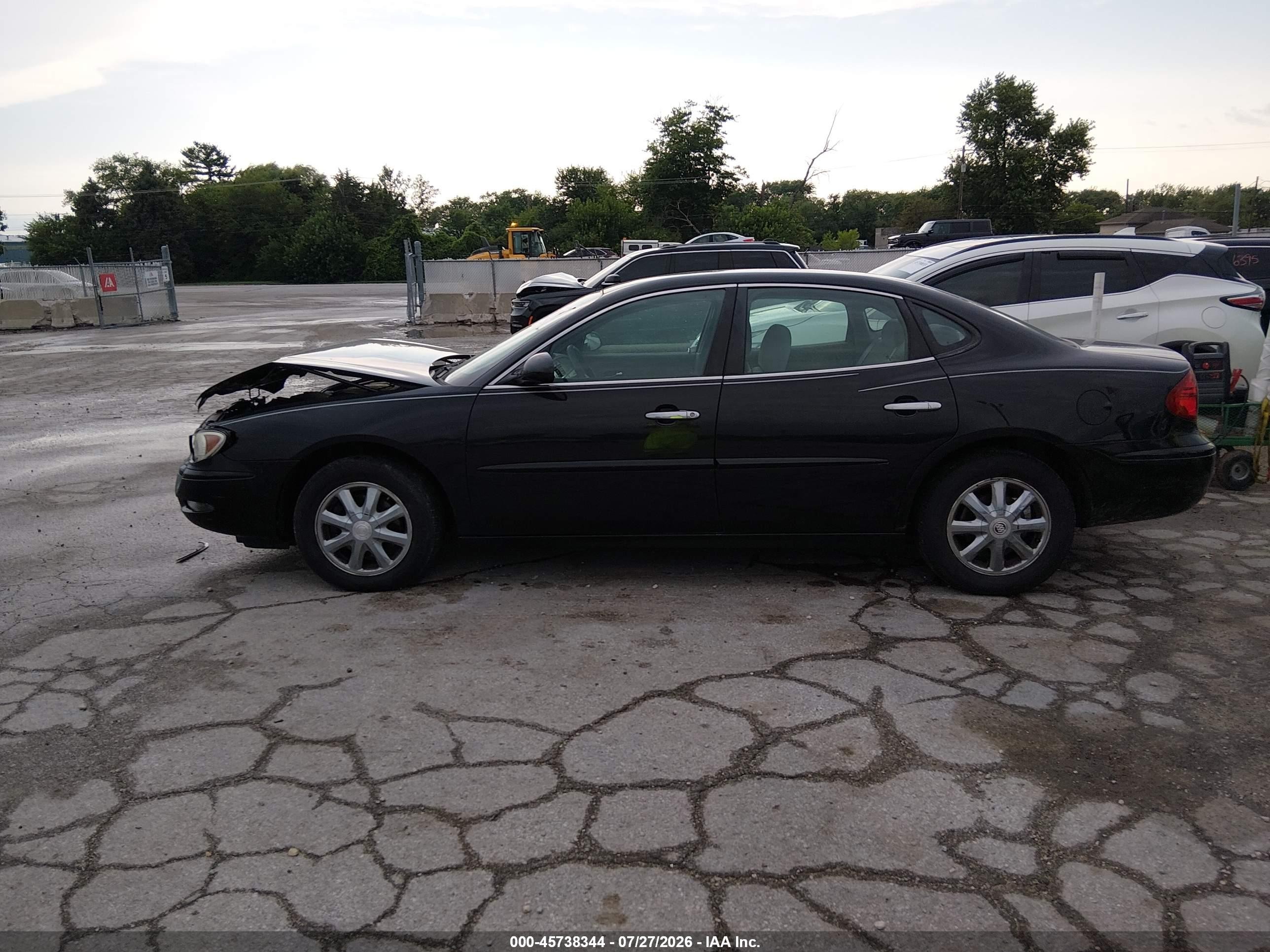 2007 Buick Lacrosse Cx Black vin: 2G4WC582971100483