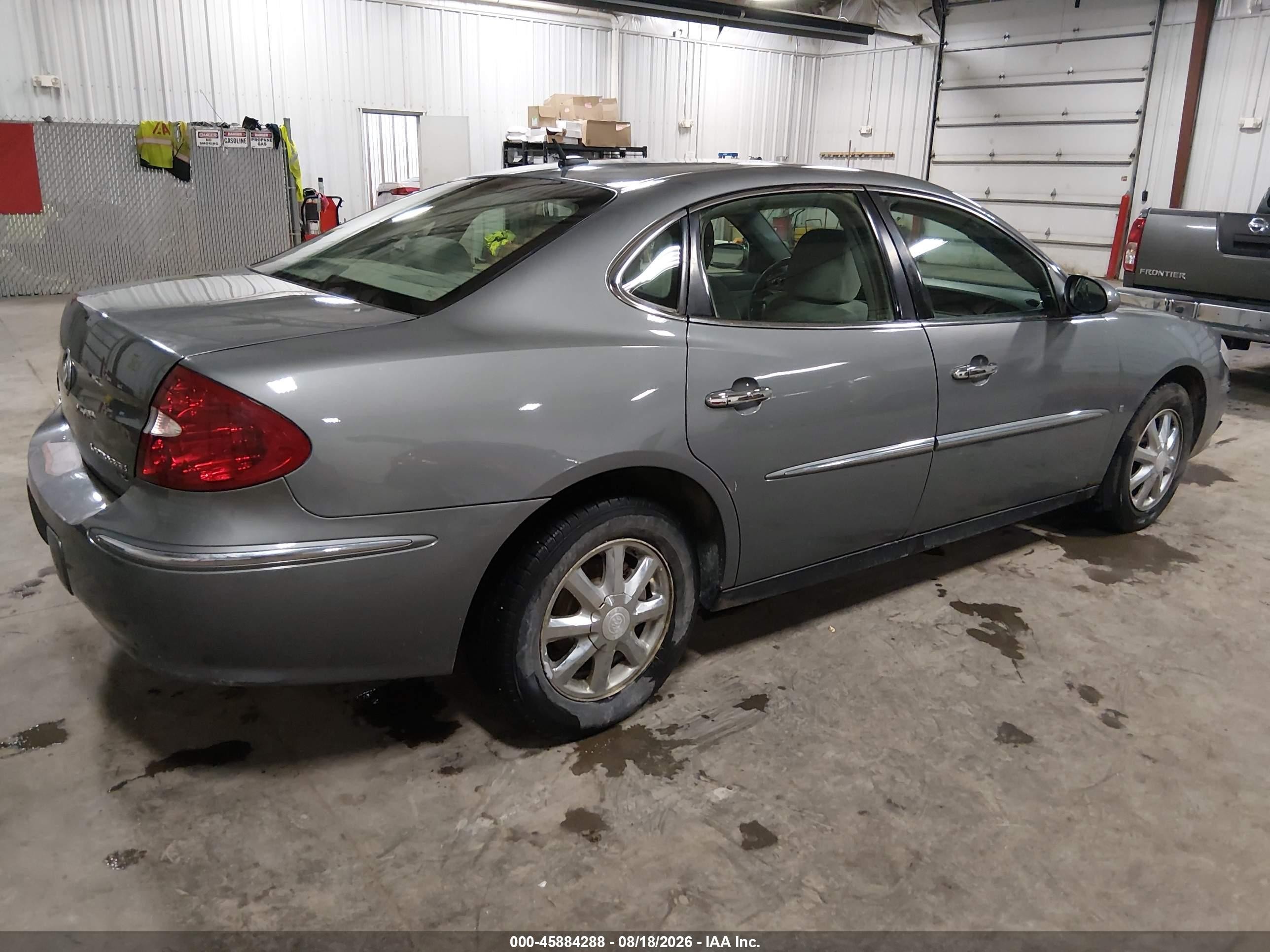 2007 Buick Lacrosse Cx Gray vin: 2G4WC582971115050