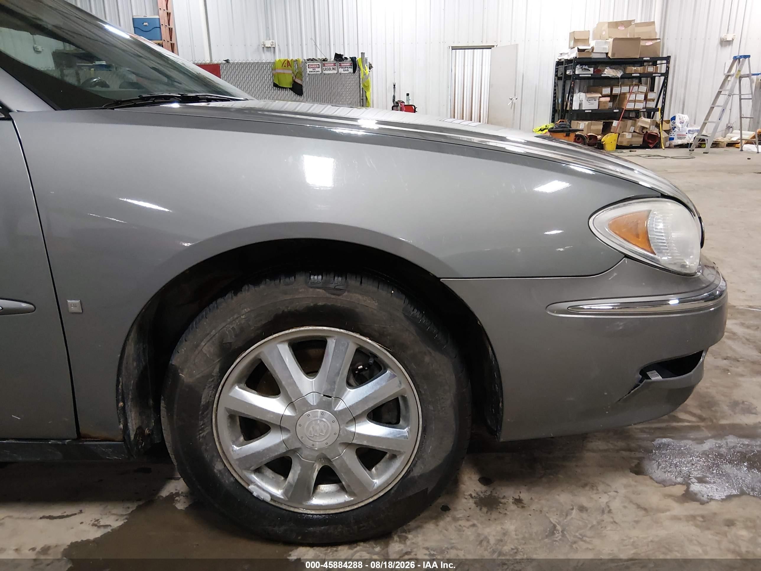 2007 Buick Lacrosse Cx Gray vin: 2G4WC582971115050