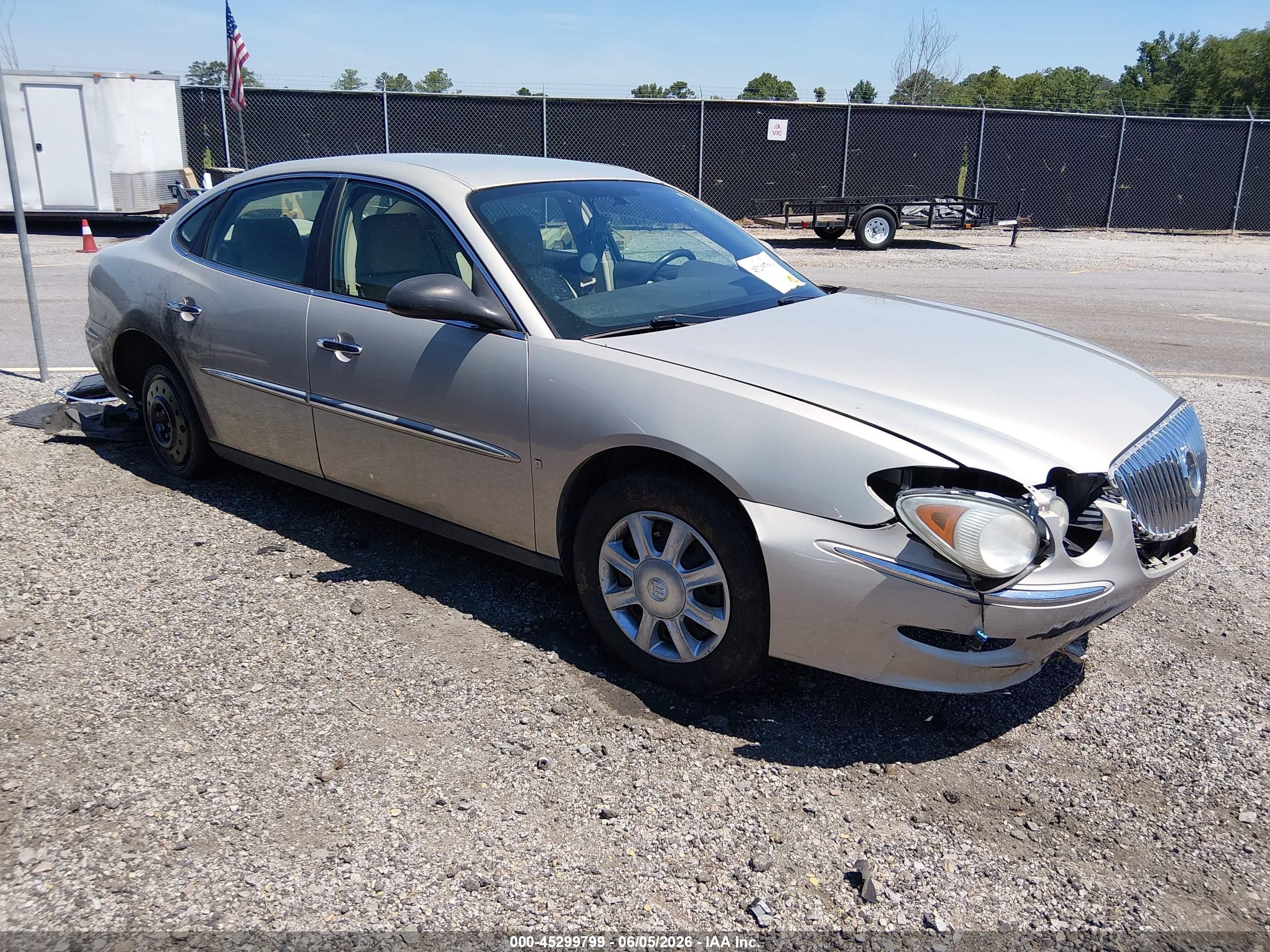 2008 Buick Lacrosse Cx Cream vin: 2G4WC582981197055