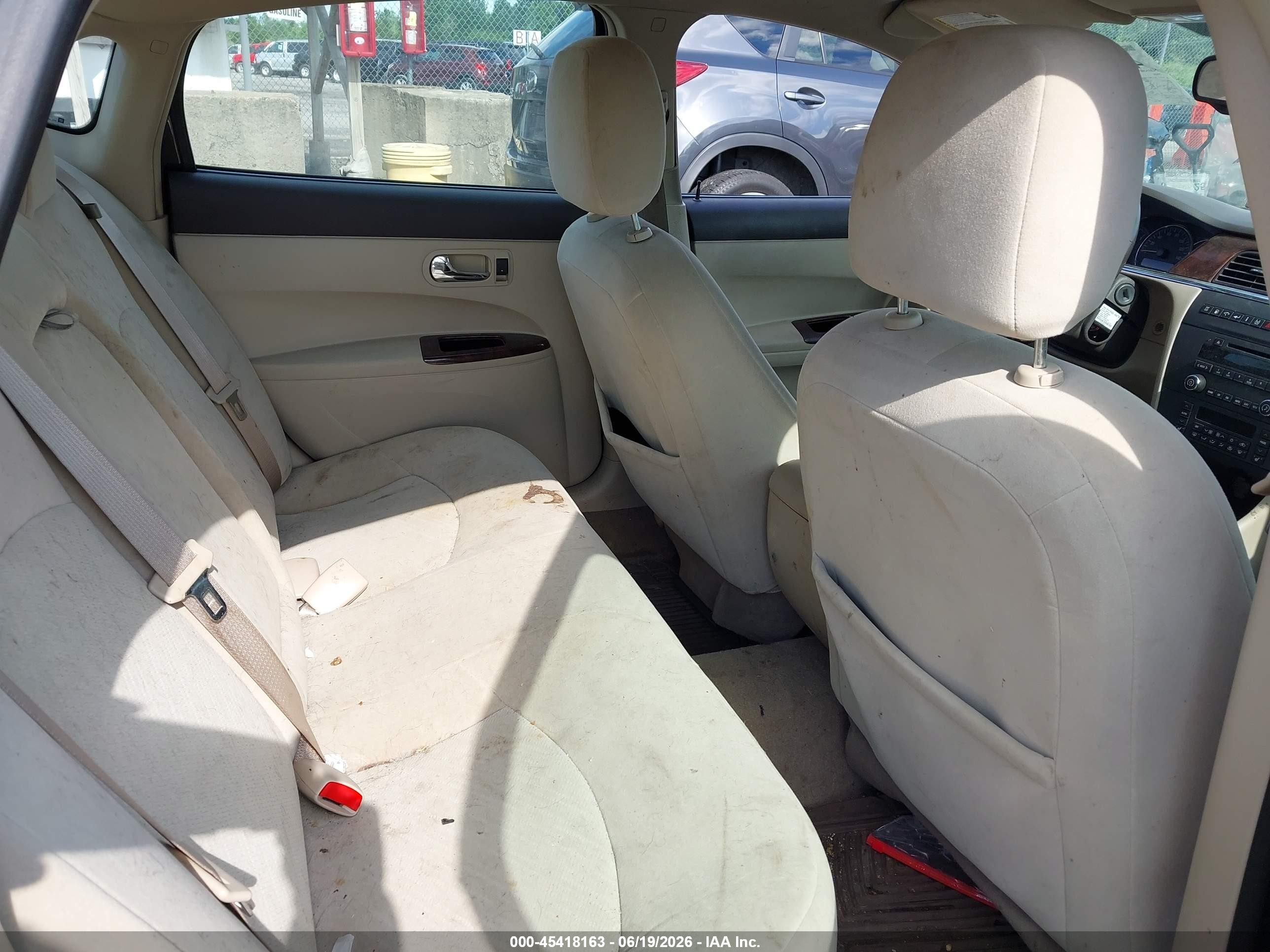 2009 Buick Lacrosse Cx Black vin: 2G4WC582991262374