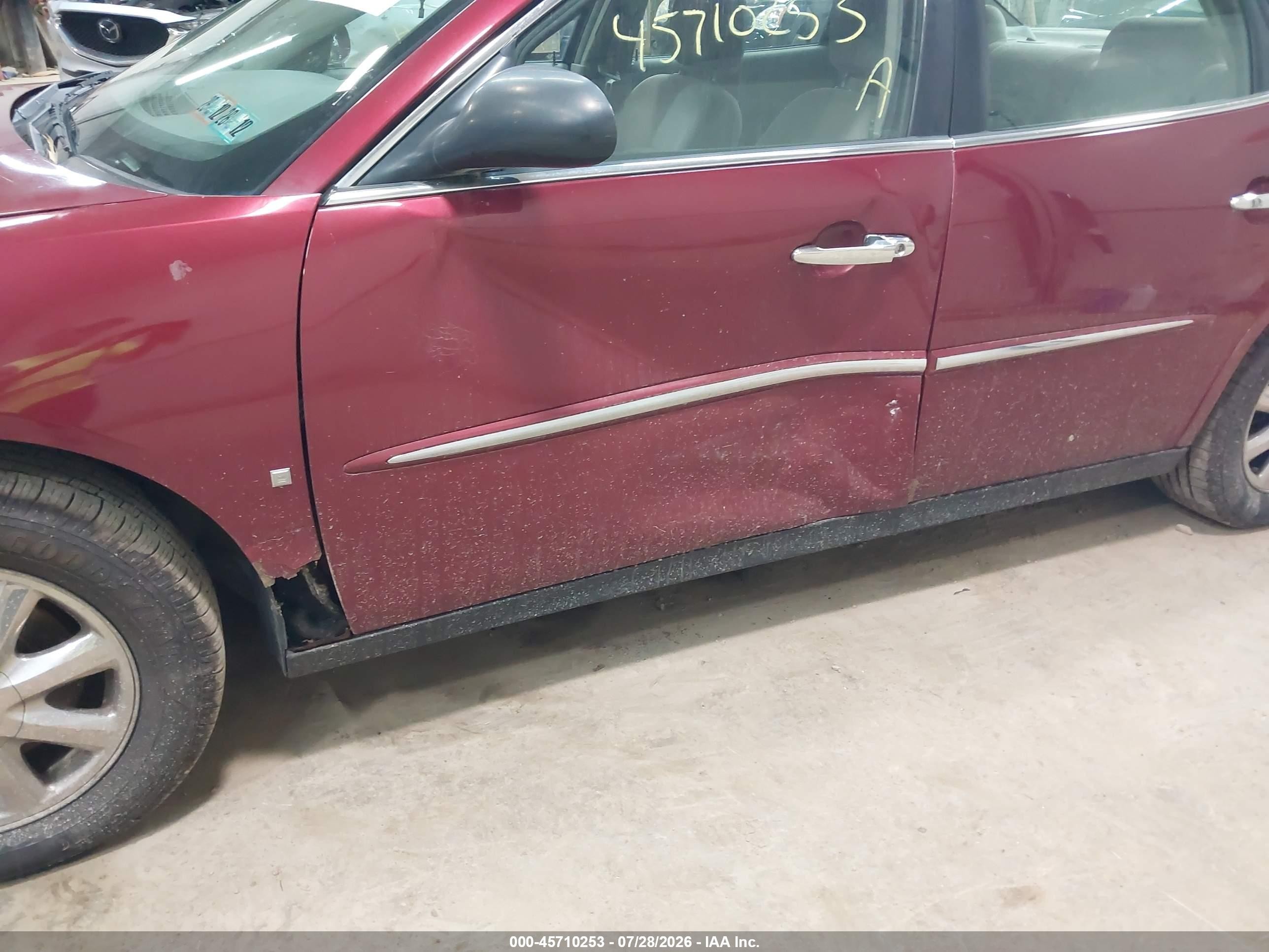 2008 Buick Lacrosse Cx Бордовый vin: 2G4WC582X81147426