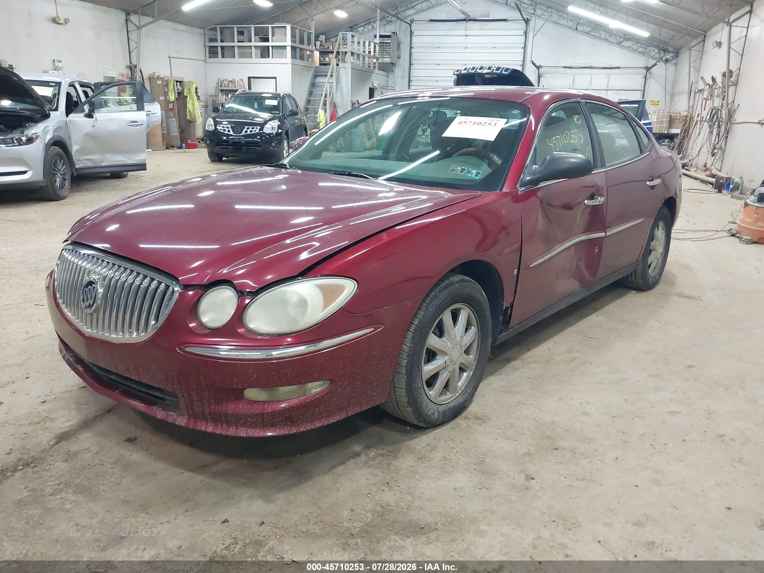 2008 Buick Lacrosse Cx Бордовый vin: 2G4WC582X81147426