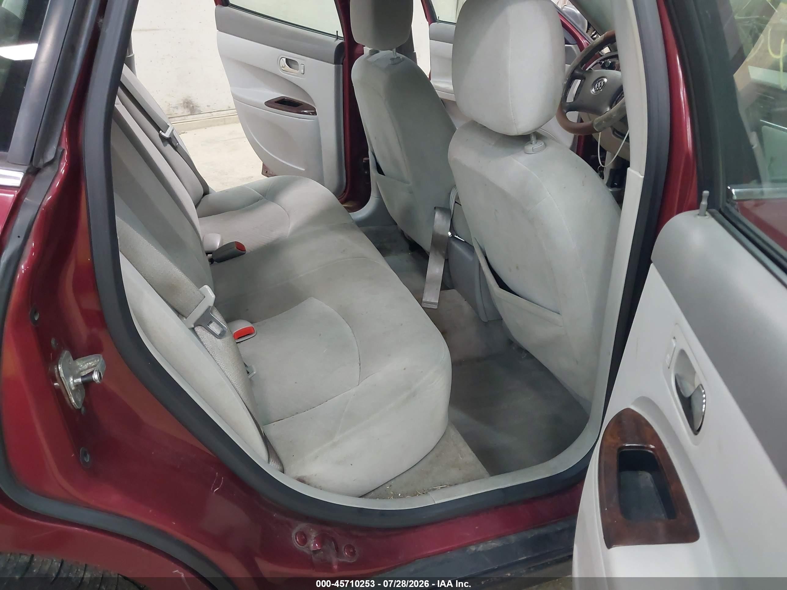 2008 Buick Lacrosse Cx Бордовый vin: 2G4WC582X81147426
