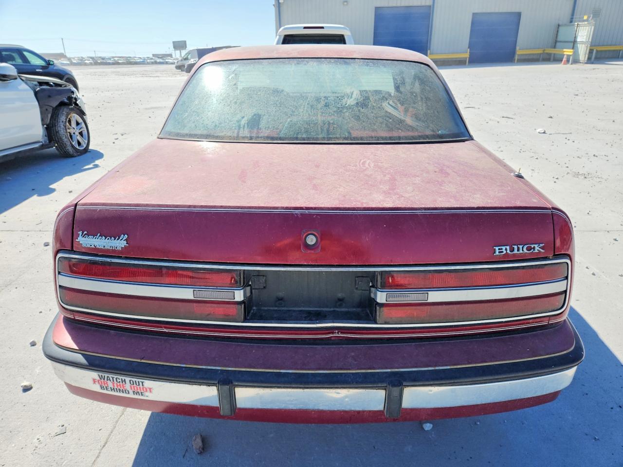 1989 Buick Regal Limited Burgundy vin: 2G4WD14T4K1484427