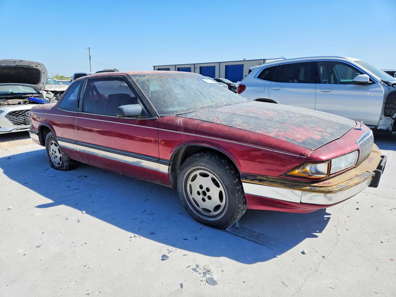 1989 Buick Regal Limited Burgundy vin: 2G4WD14T4K1484427