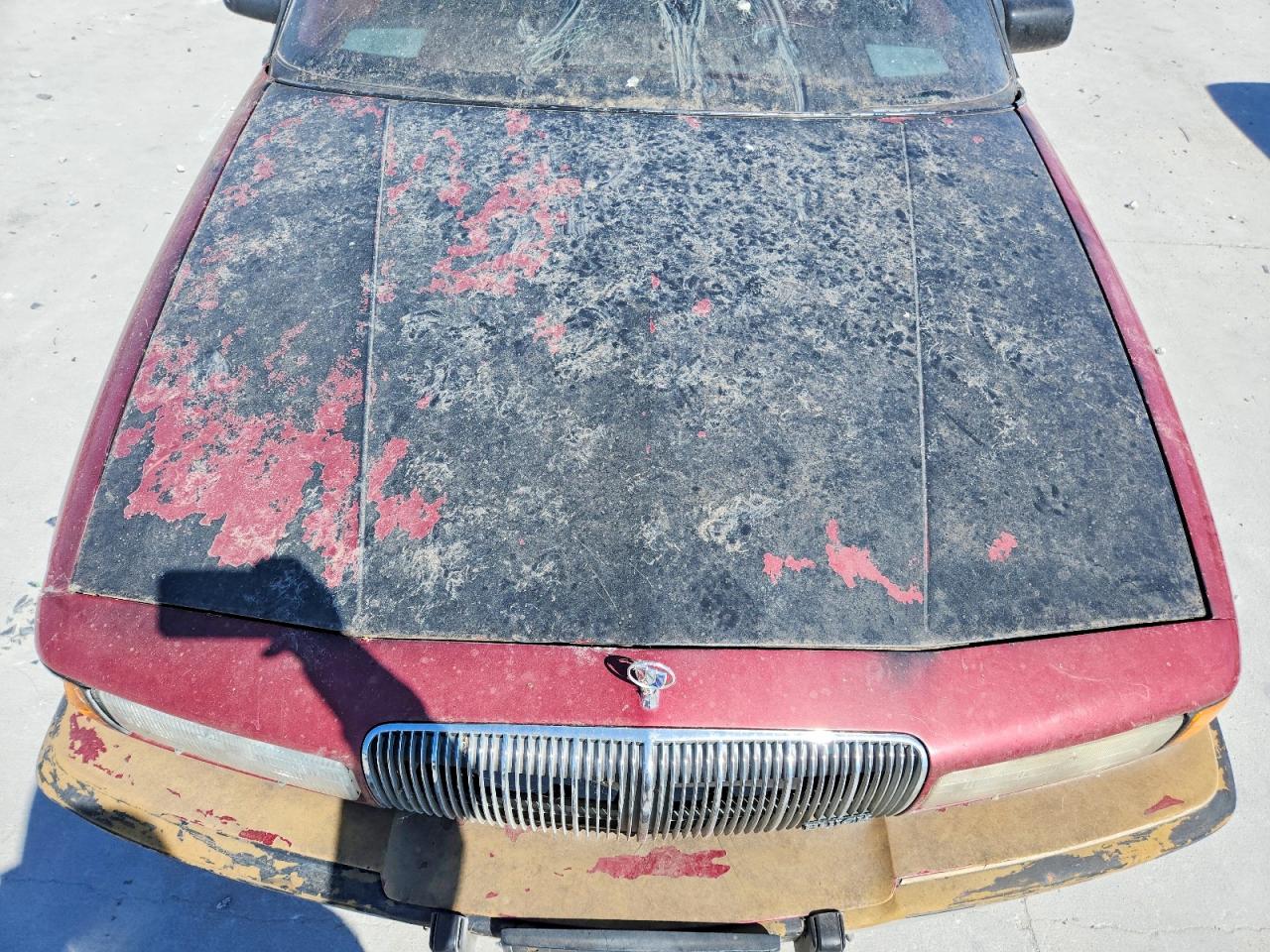 1989 Buick Regal Limited Burgundy vin: 2G4WD14T4K1484427