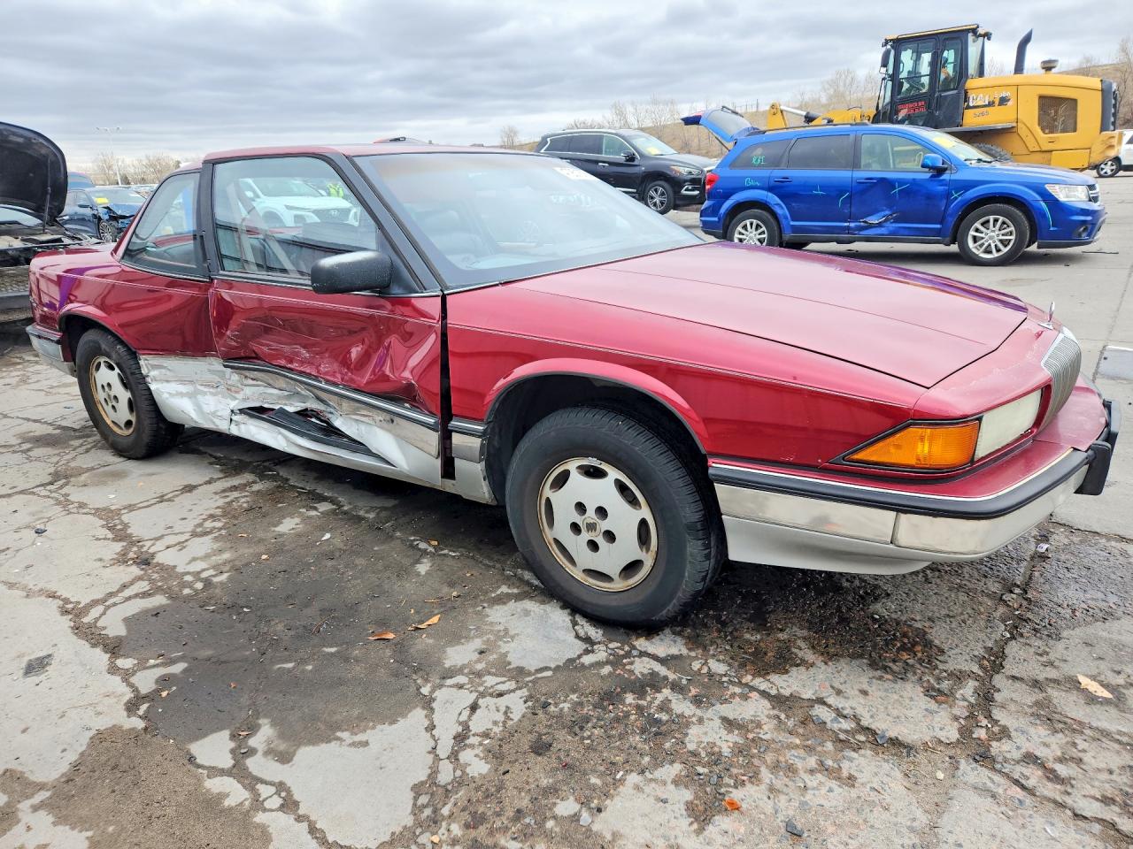 1989 Buick Regal Limited Burgundy vin: 2G4WD14WXK1429054